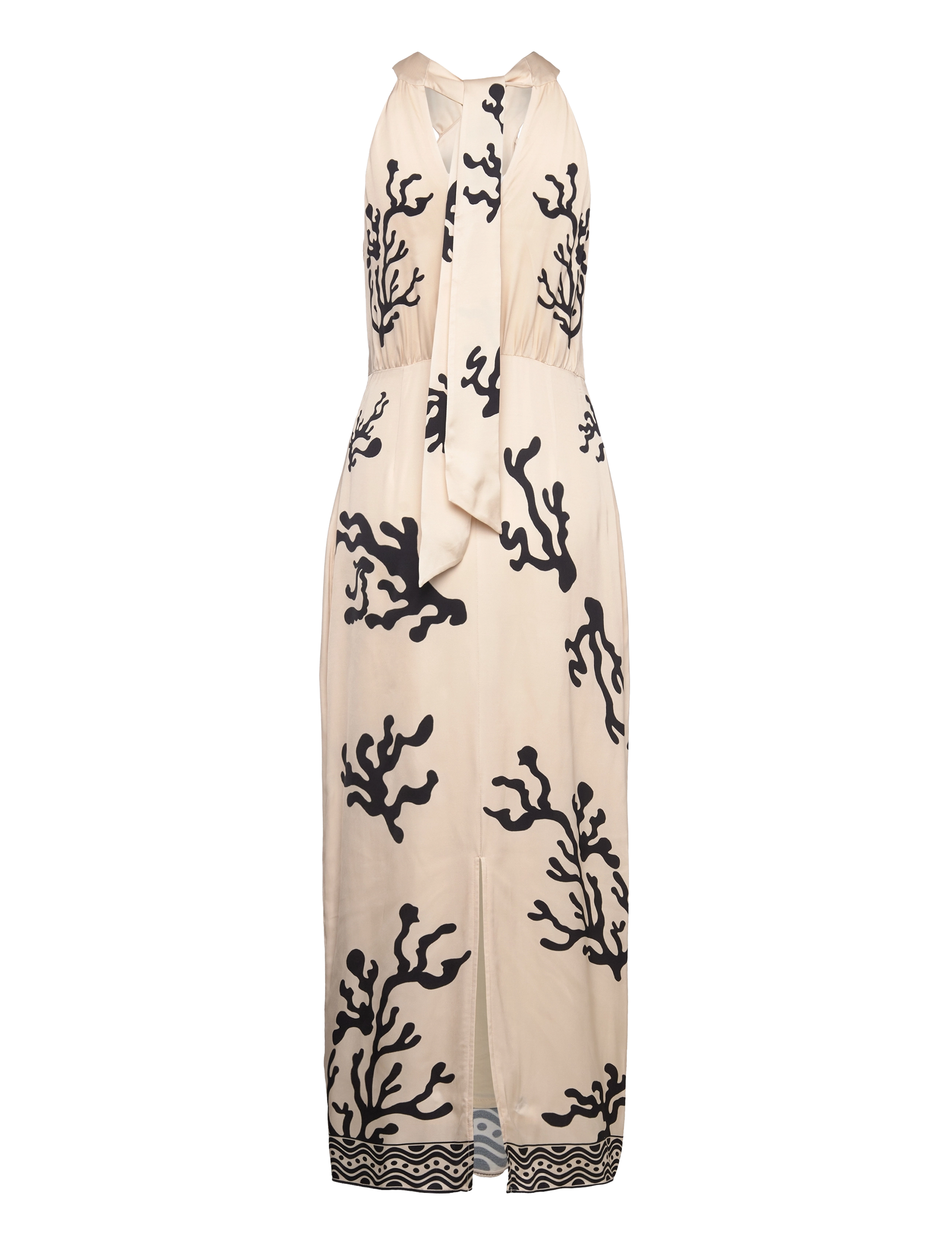 Malina - Trisha halterneck satin maxi dress - reef - 2