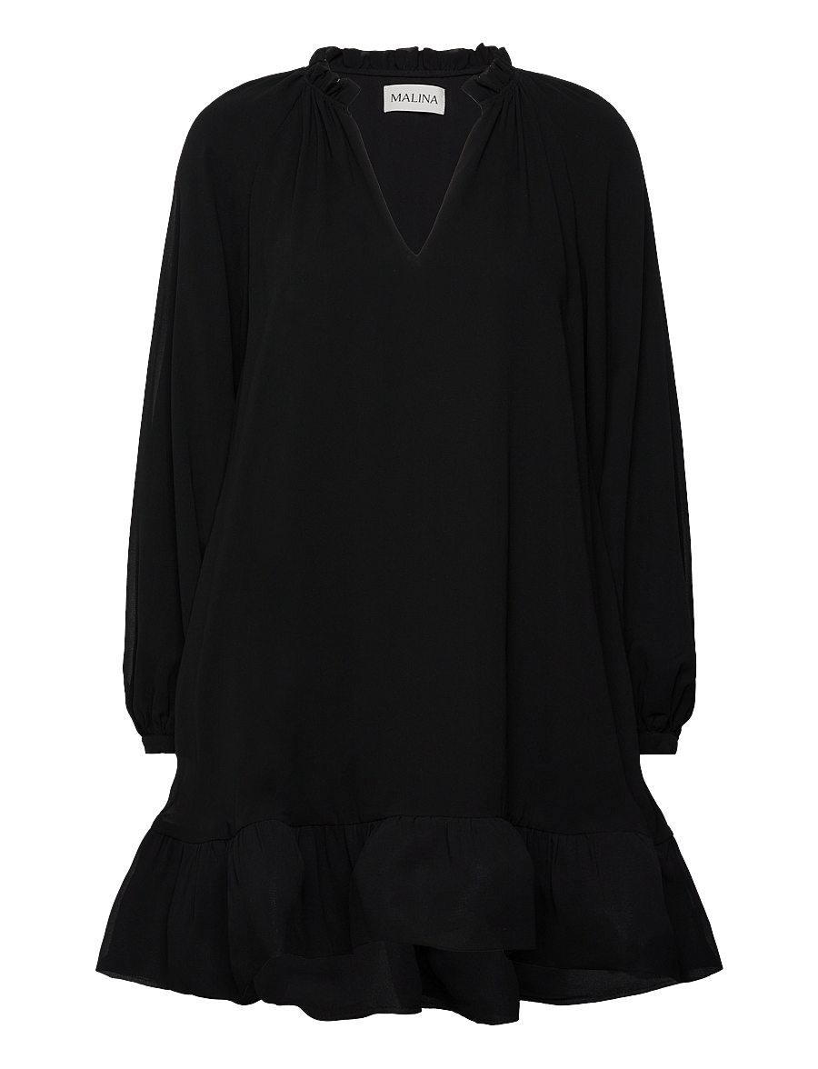 alva mini dress black Alva Sequin Mini Dress - Black