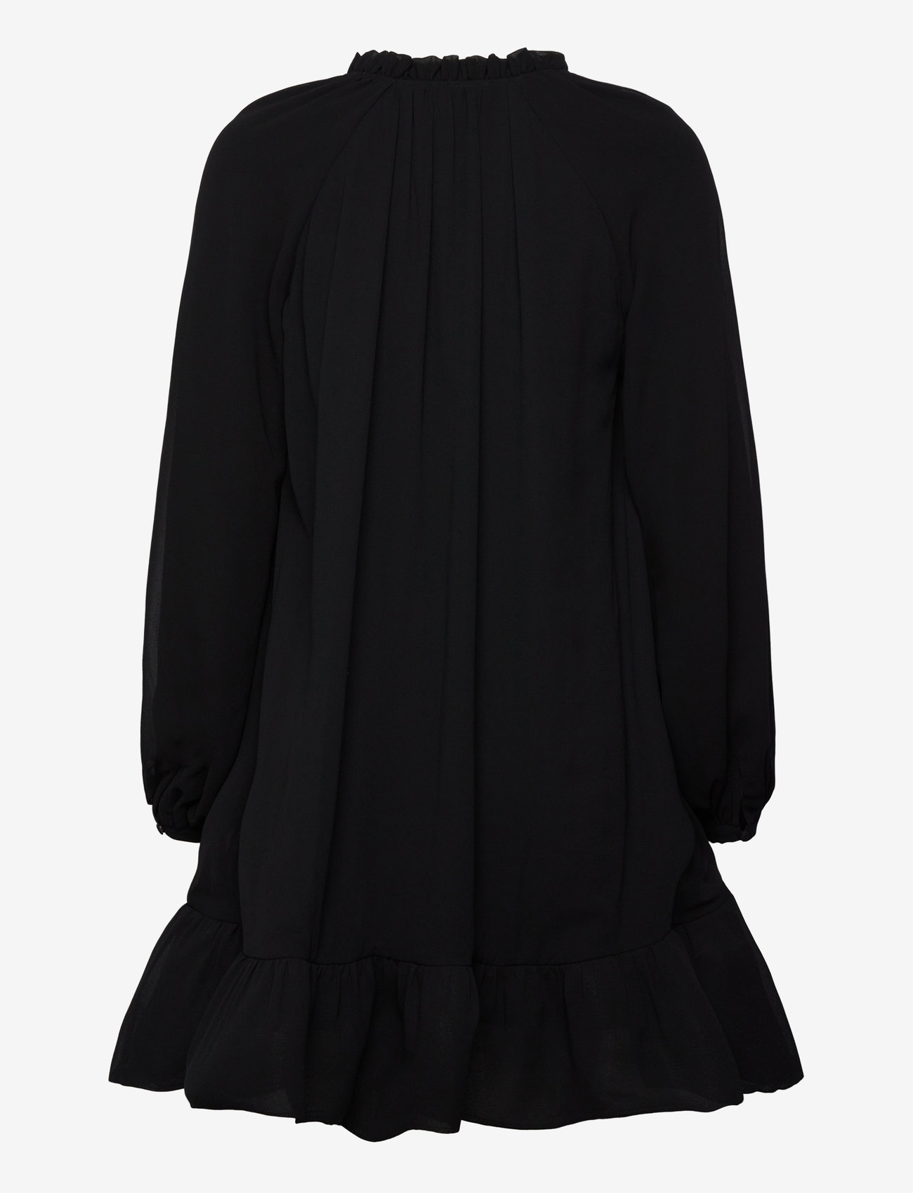 Malina - Alva frill detailed mini dress - black - 2
