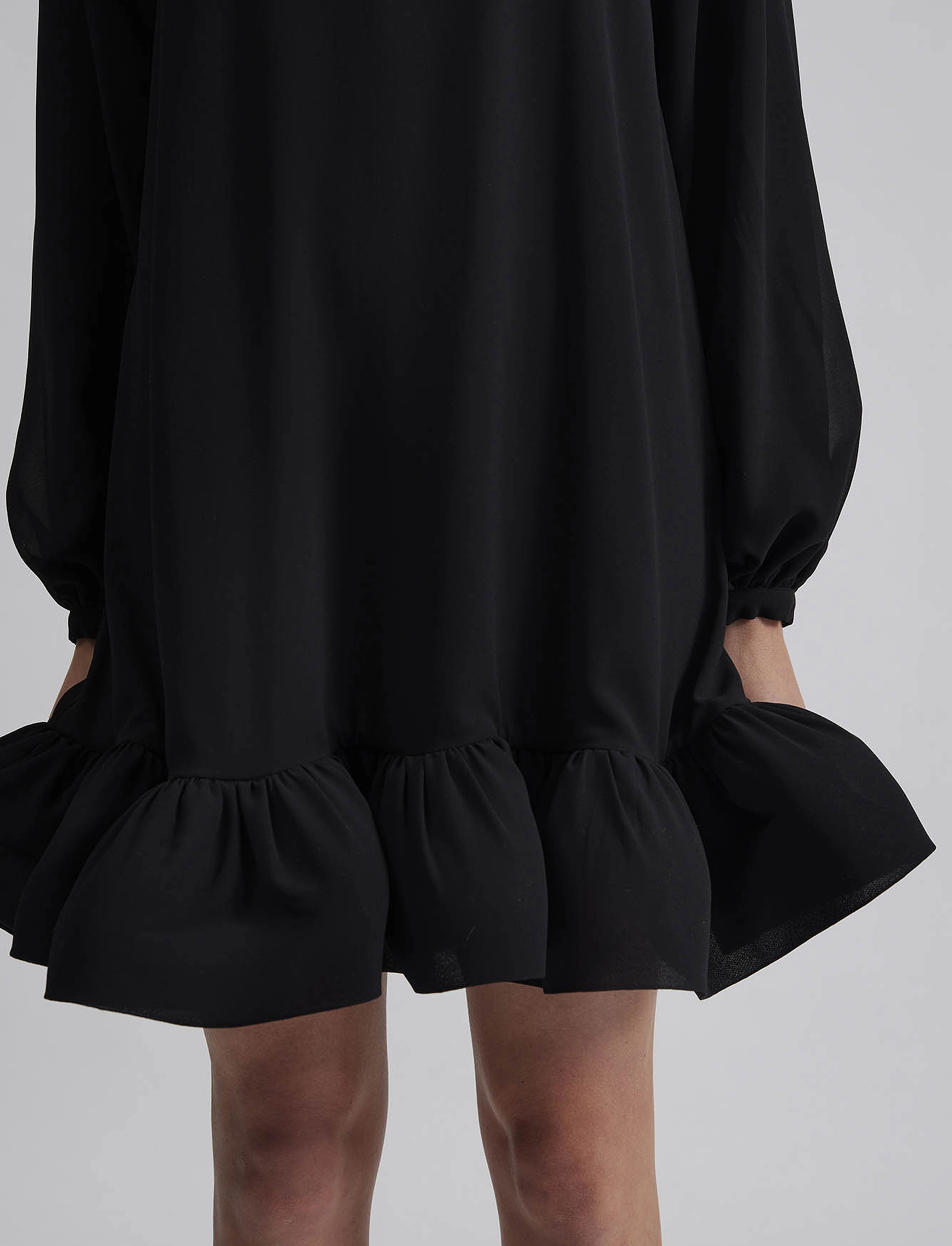 alva mini dress black Alva Sequin Mini Dress - Black