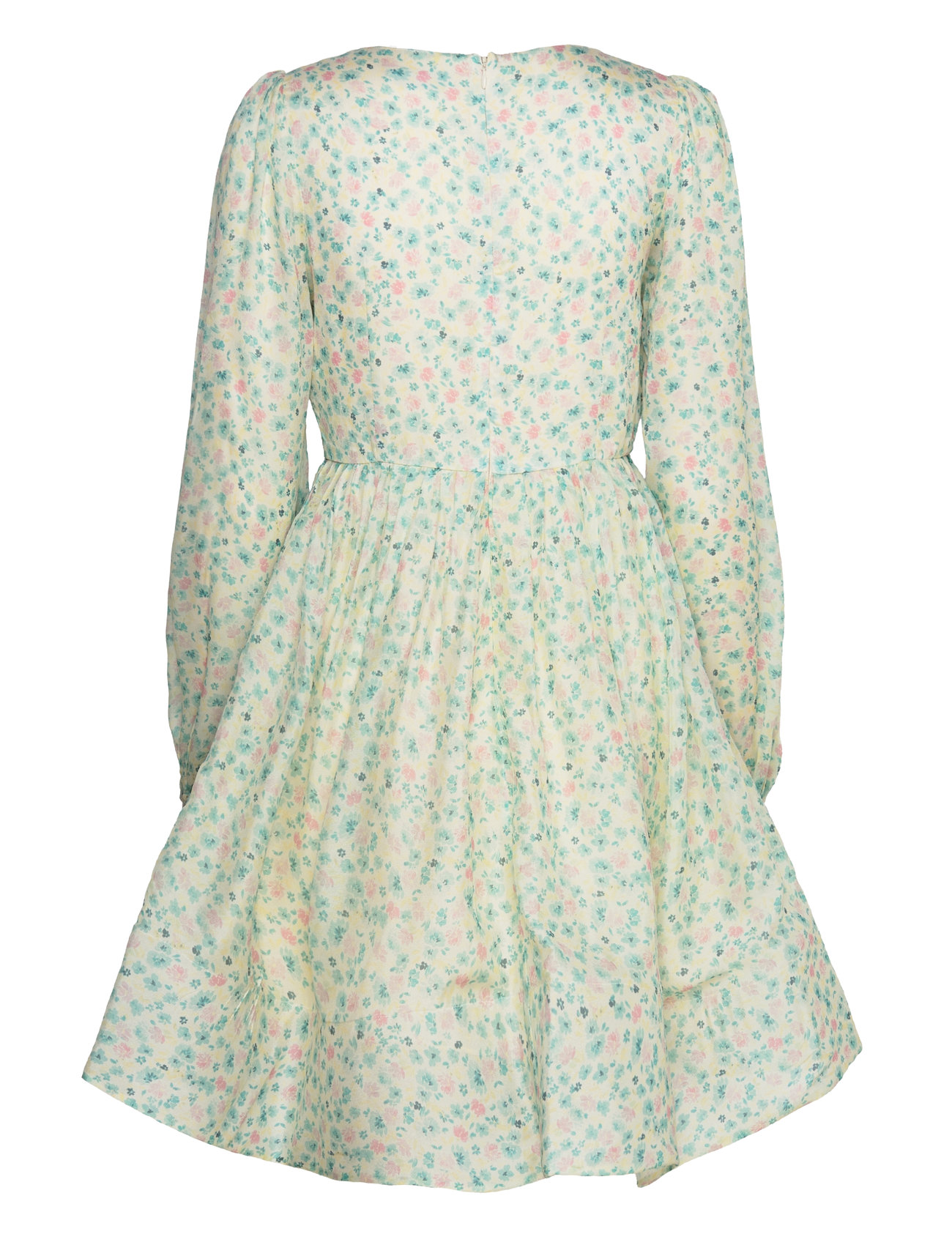 Malina - Estelle v-neck chiffon mini dress - ditsy - 2