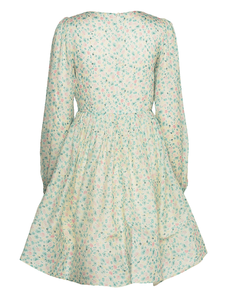 Malina - Estelle v-neck chiffon mini dress - ditsy - 2