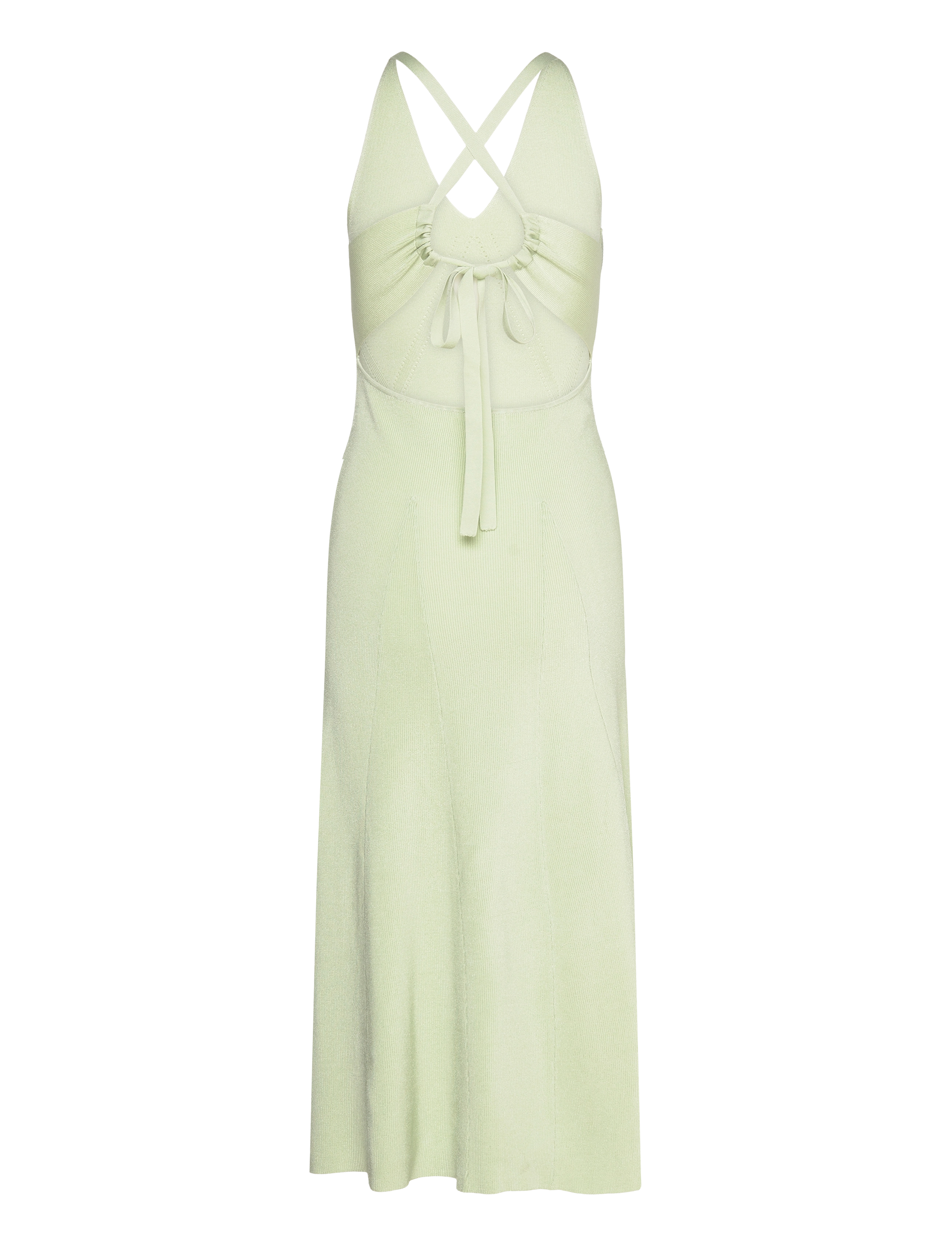 Malina - Nyra v-neck knitted midi dress - mint - 2