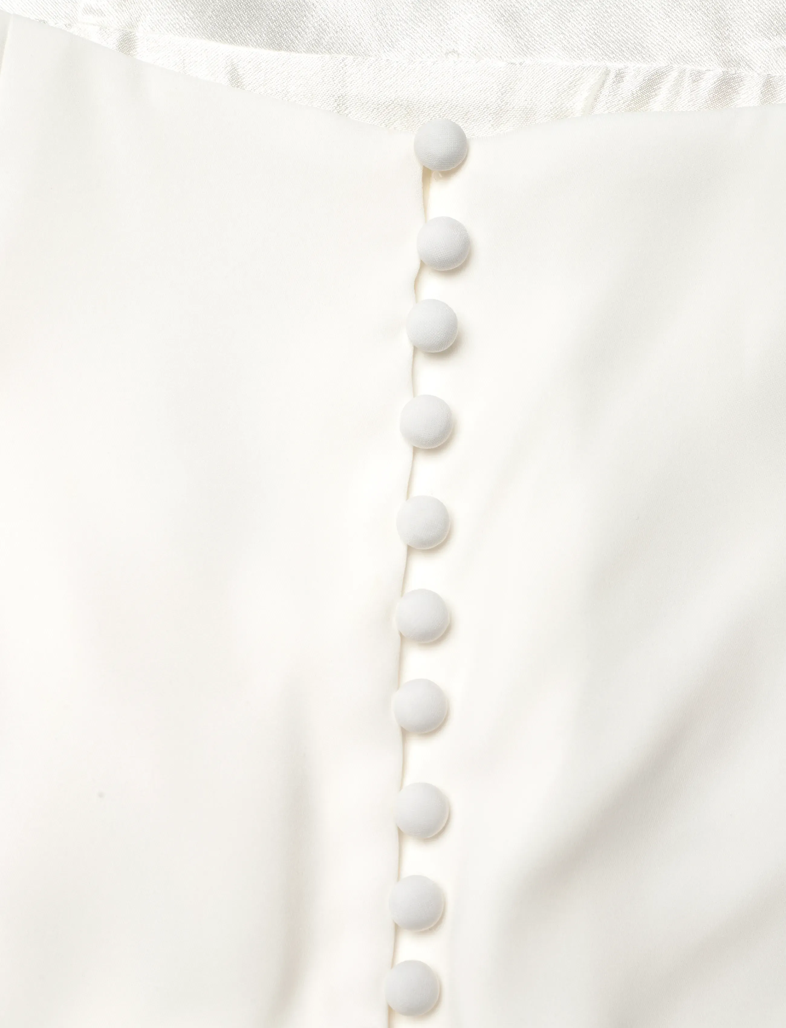 Malina - Aurora open back long sleeved gown - wedding dresses - ivory - 4