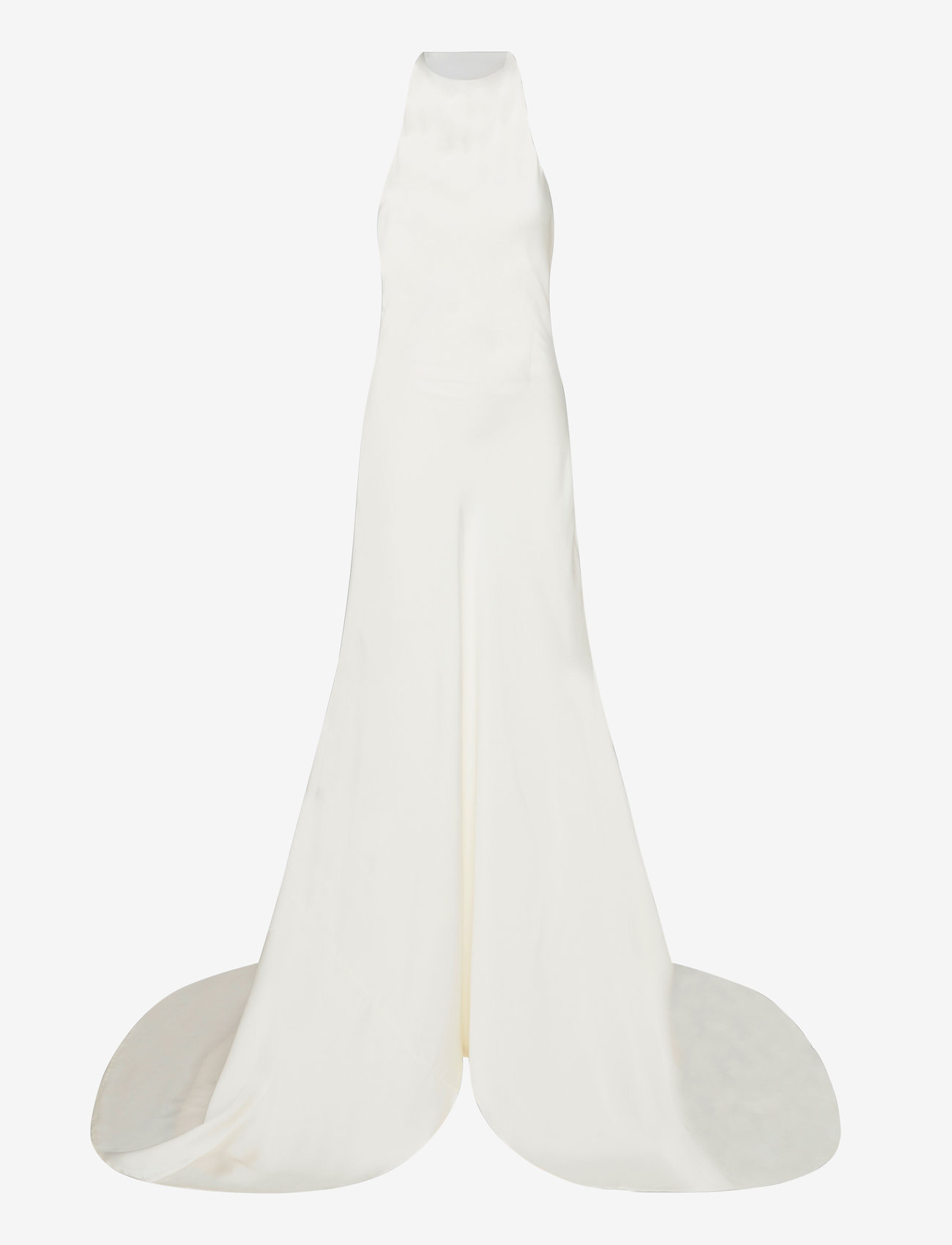 Malina - Chloe halterneck satin gown - brautkleider - cream - 1