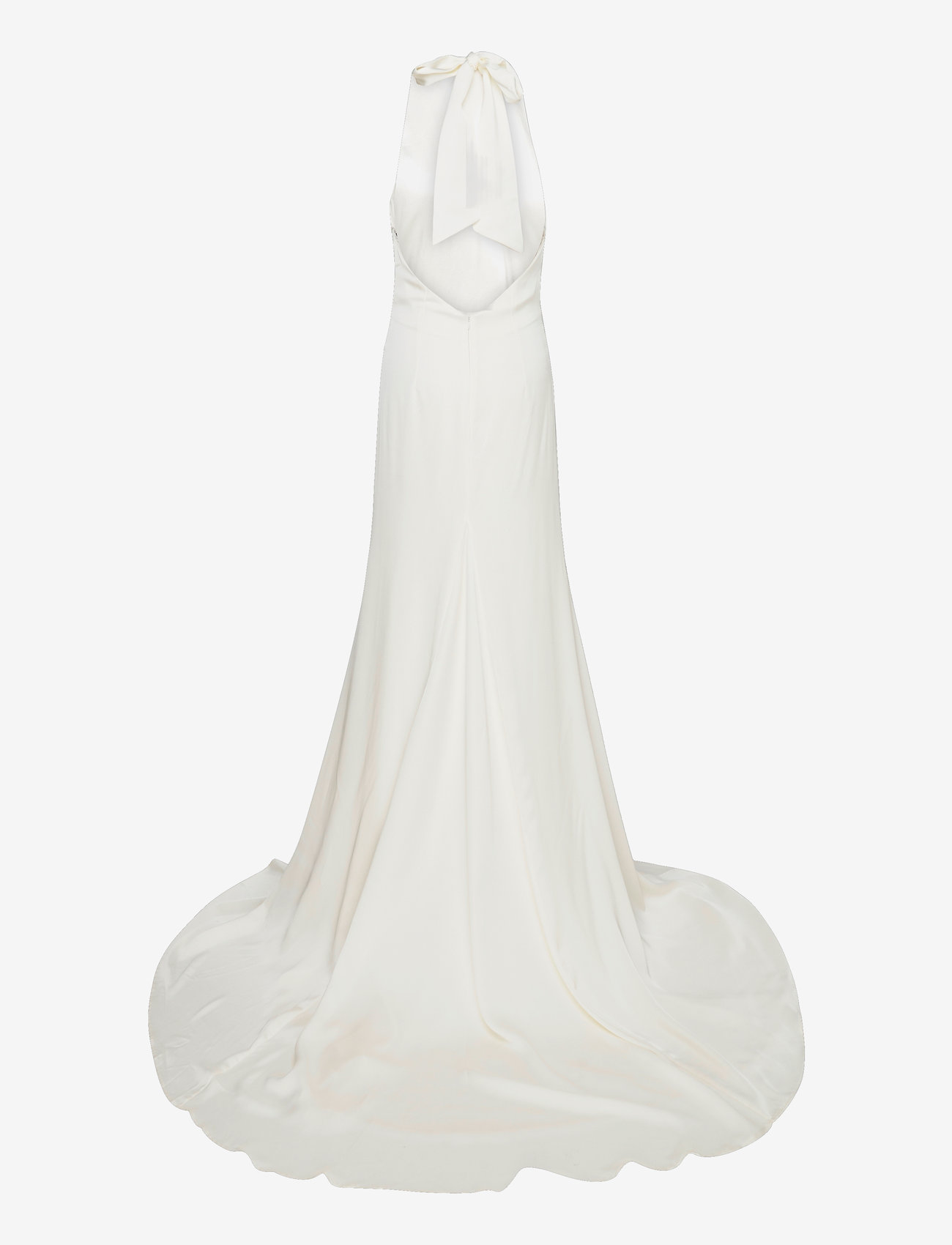 Malina - Chloe halterneck satin gown - brautkleider - cream - 2