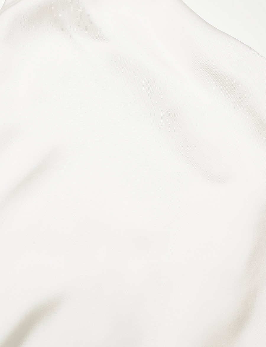 Malina - Chloe halterneck satin gown - cream - 5