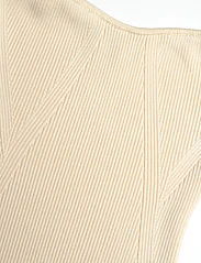 Malina - Enya knitted bustier top - trøjer - vanilla - 6