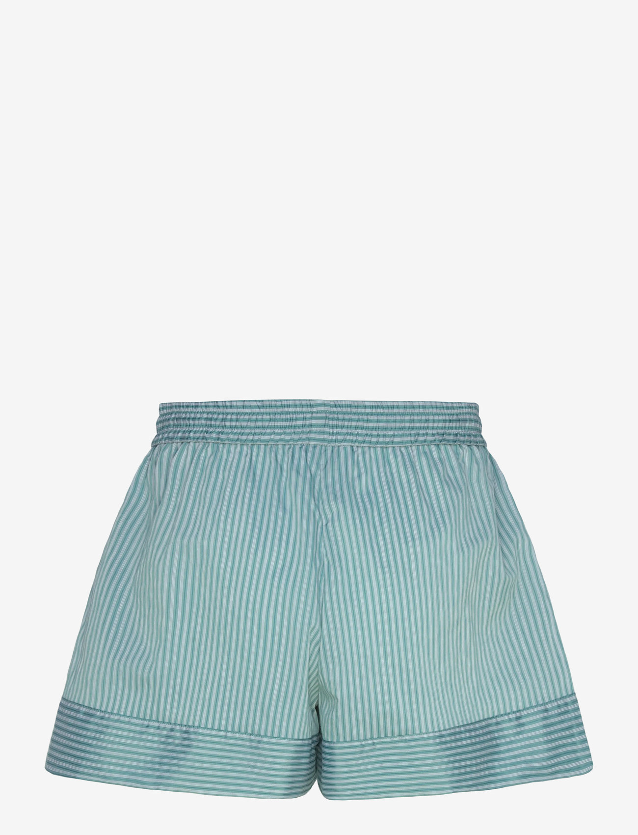 Malina - Colette High Rise Drawstring shorts - lühikesed vabaajapüksid - aqua stripe - 2