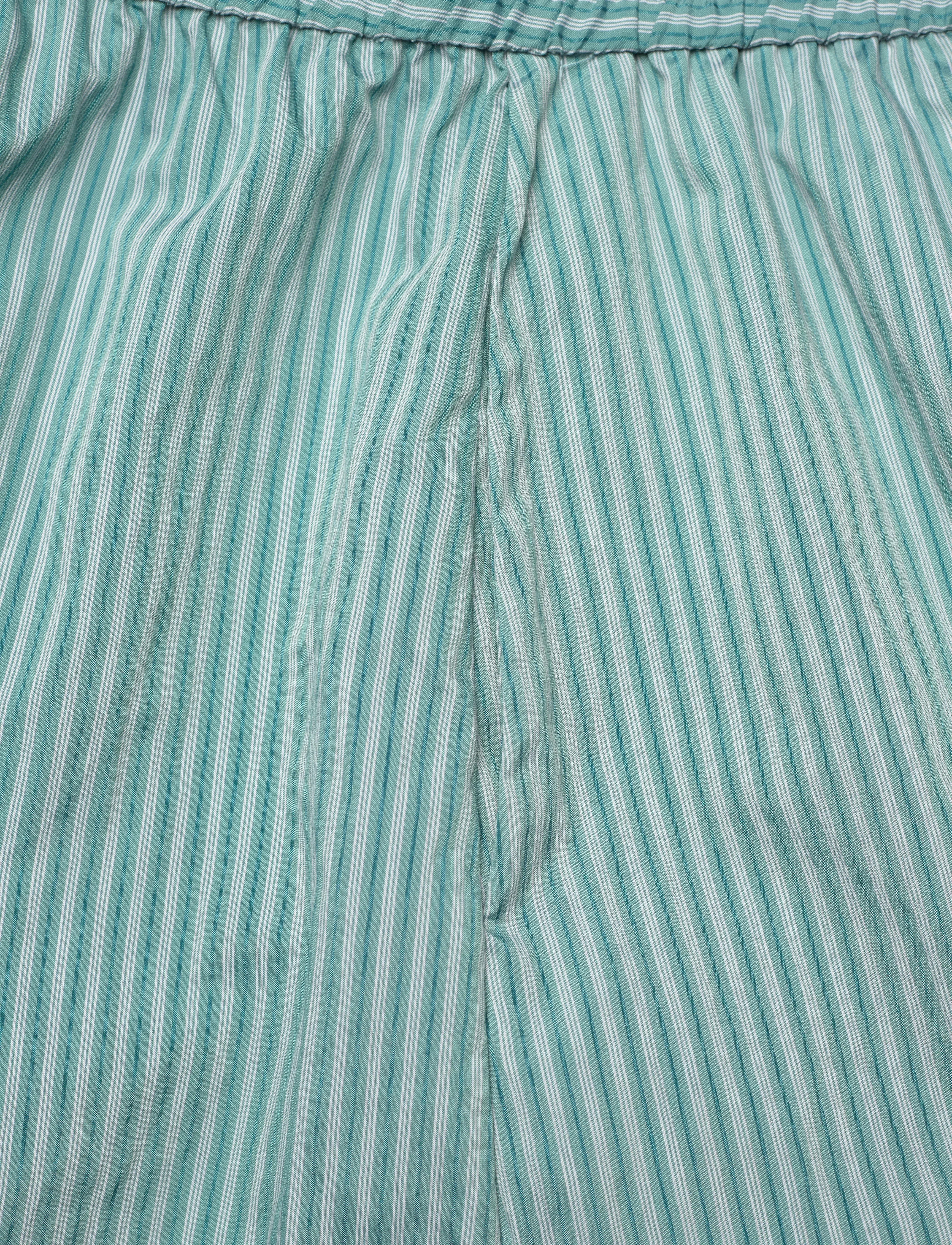 Malina - Colette High Rise Drawstring Shorts - casual shorts - aqua stripe - 4