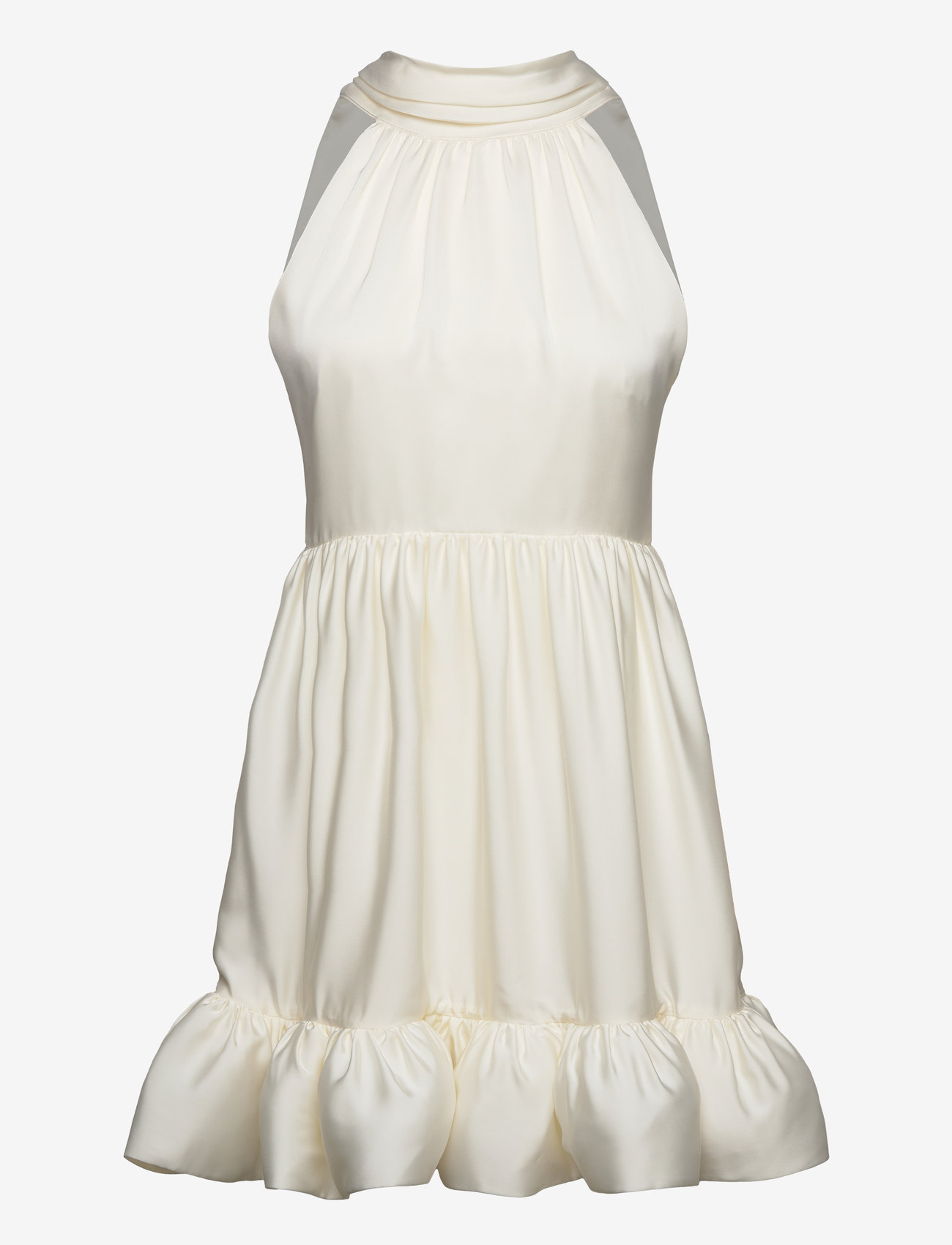 Malina - Liana halterneck mini dress - konfirmation - cream - 1