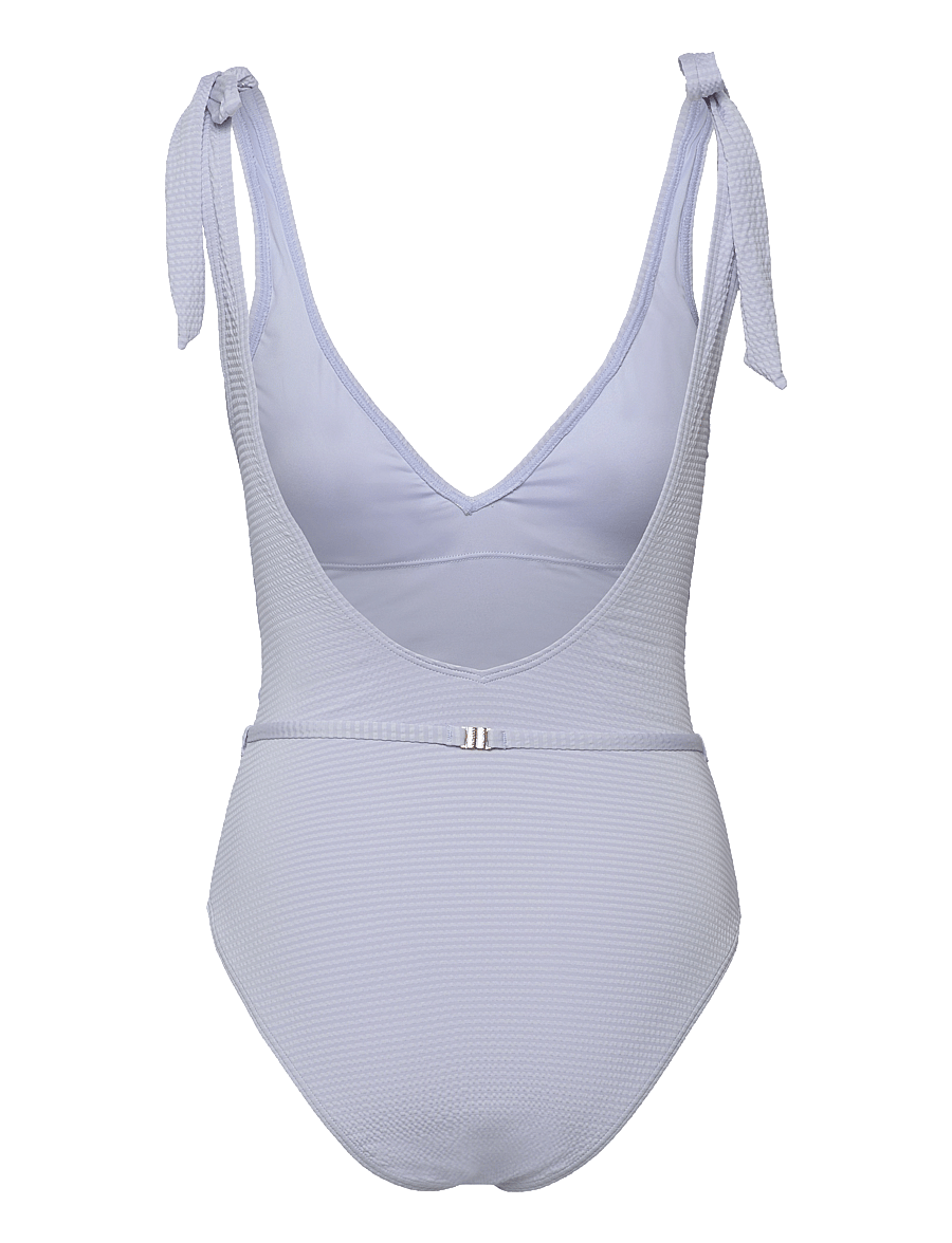 Malina - Sally v-neck swimsuit - badeanzüge - pastel blue - 2