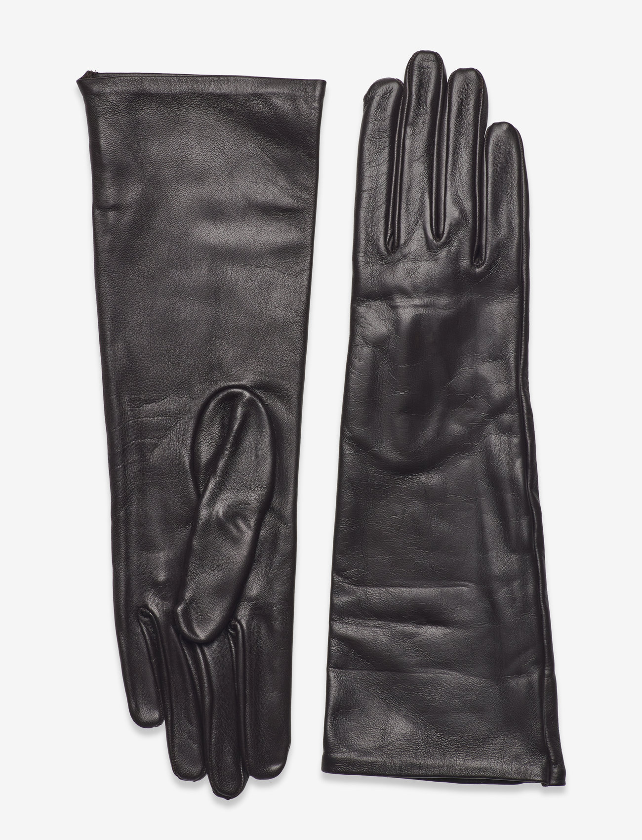 Malina - Nora long leather gloves - brown - 1