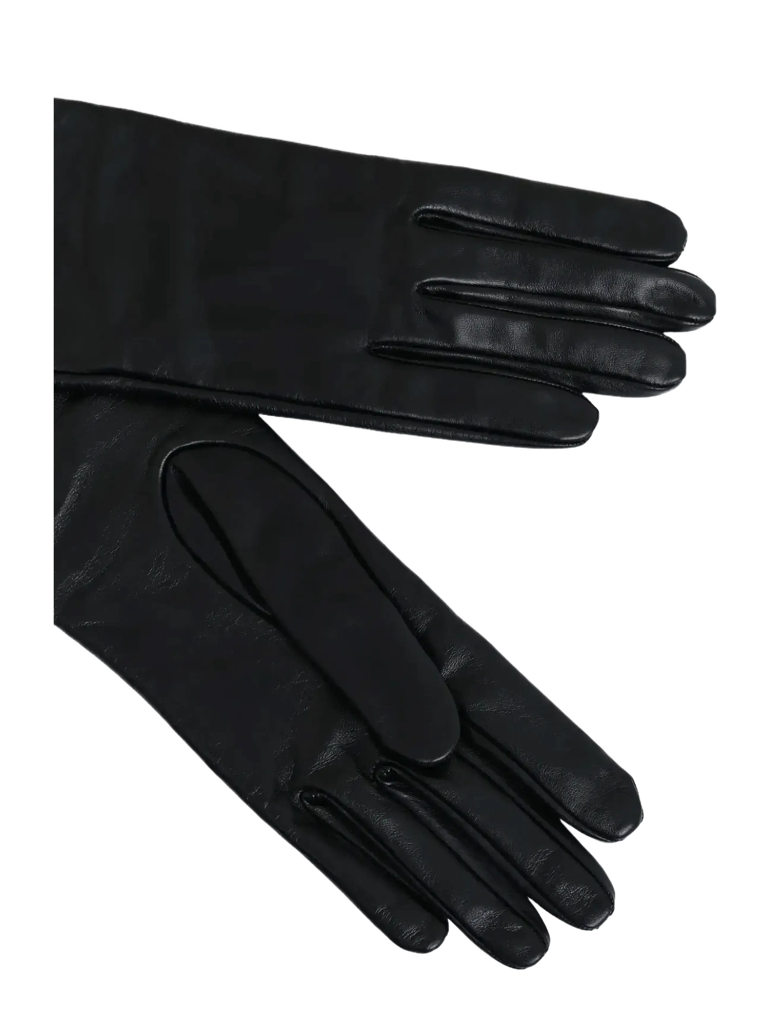 Malina - Nora long leather gloves - brown - 3