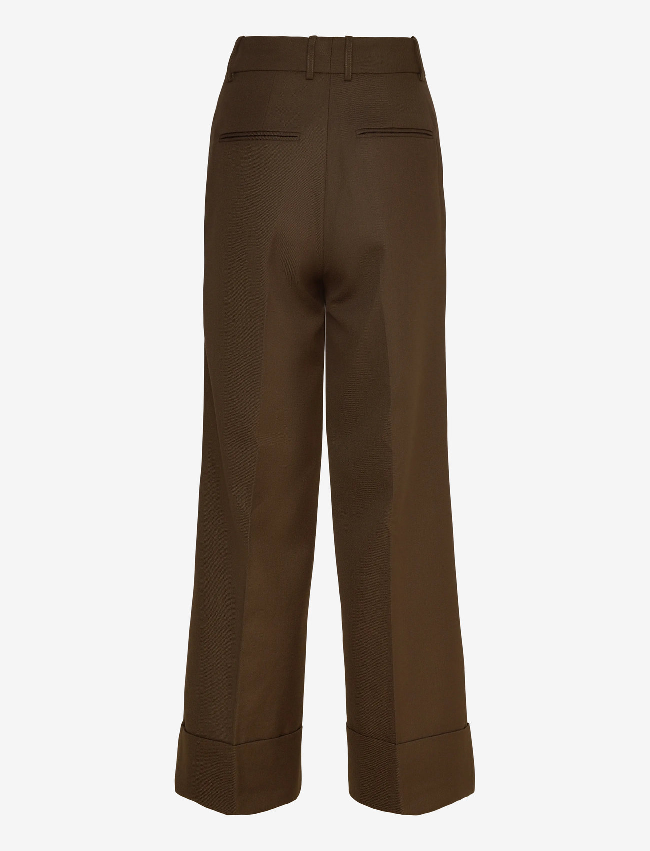 Malina - Jordyn Mid Rise Wide pants - tailored trousers - olive - 2