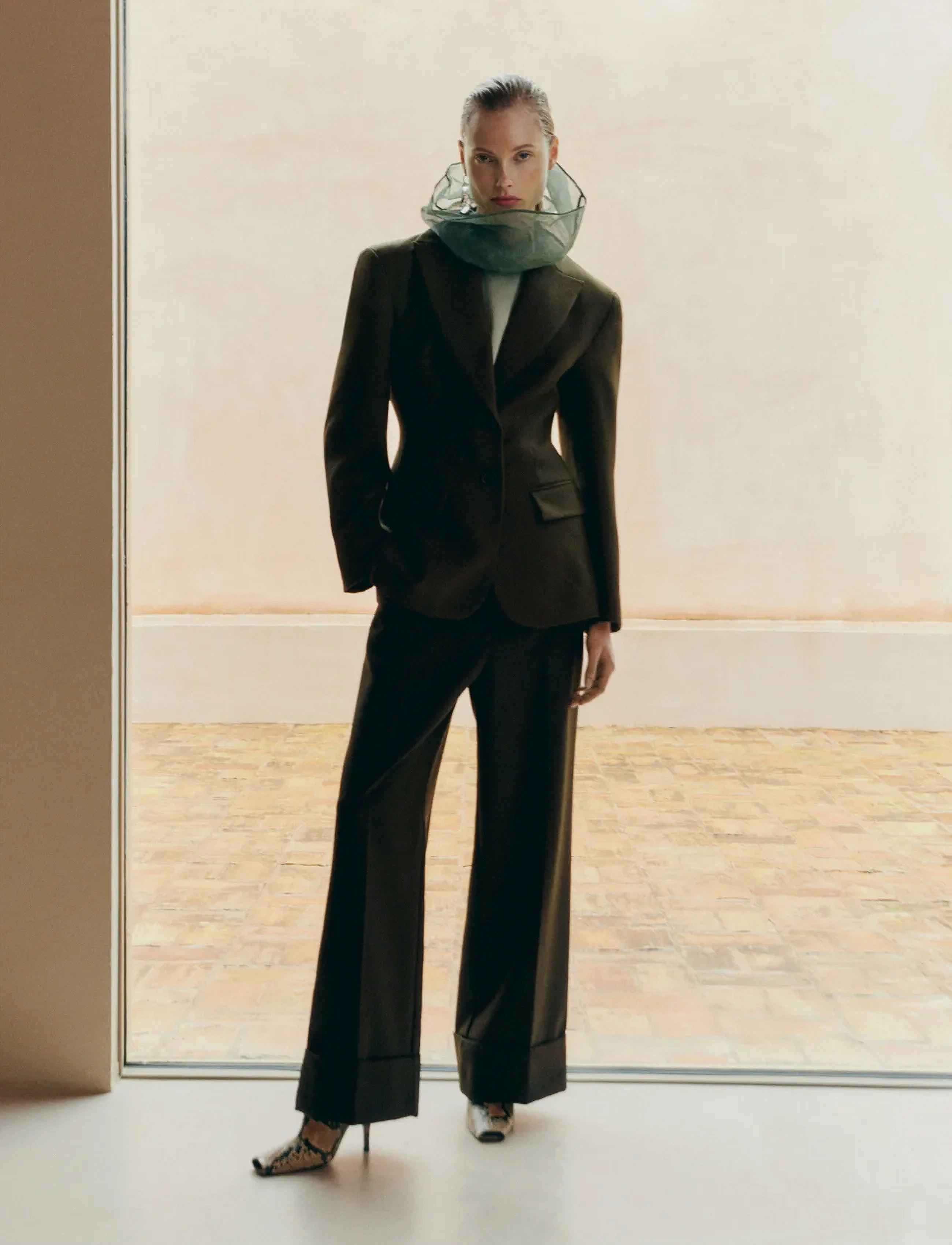 MALINA Jordyn Mid Rise Wide Pants kostymbyxor dam – bild 5