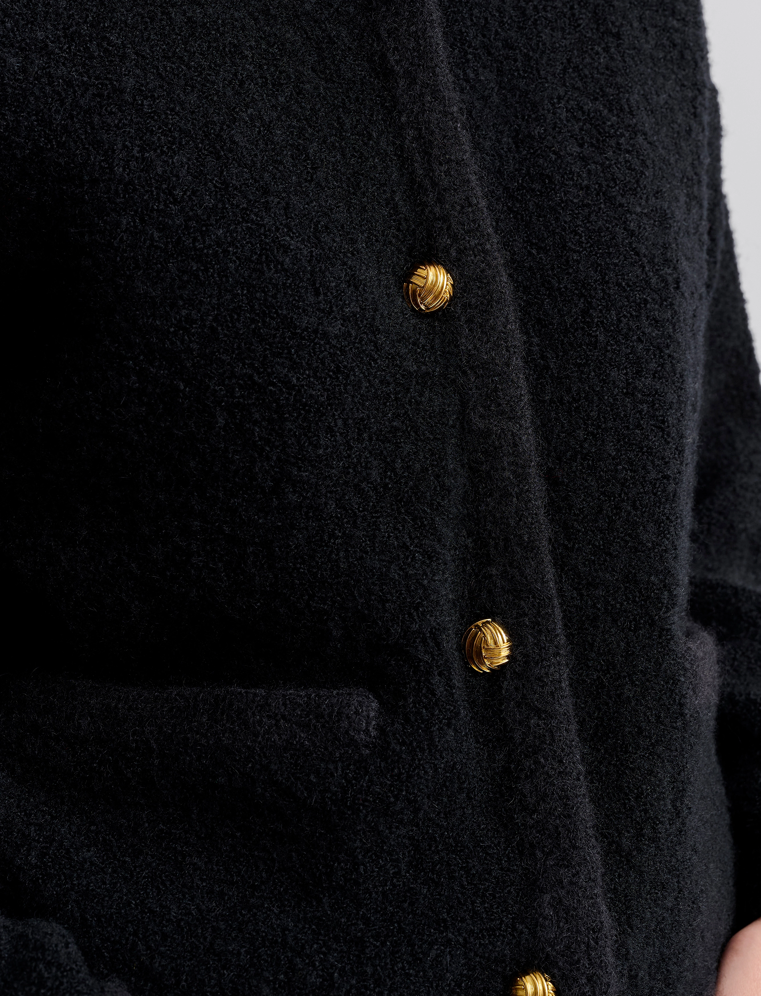 Malina - Carly Wool Blend Cardigan - cardigans - black - 5