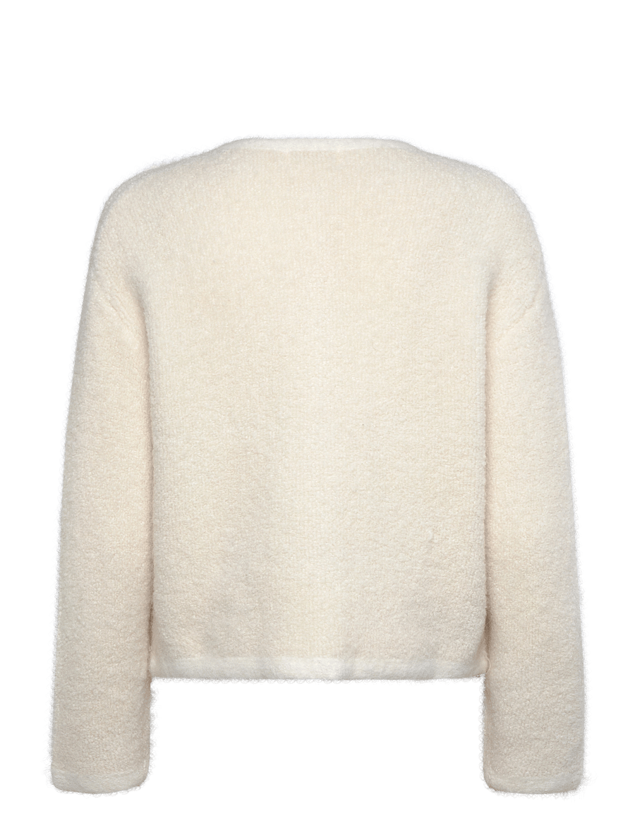 Malina - Carly Wool Blend Cardigan - cardigans - cream - 2