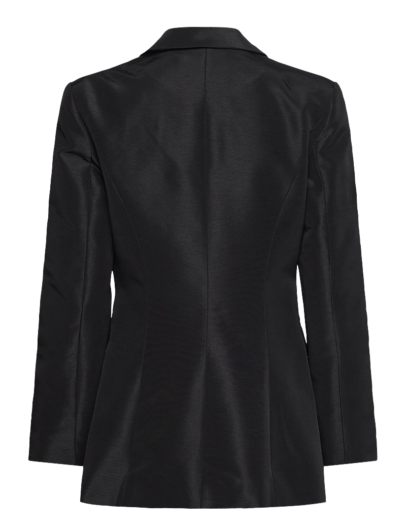 Malina - Ina cut out sleeve tailored blazer - dobbelspente blazere - black - 2