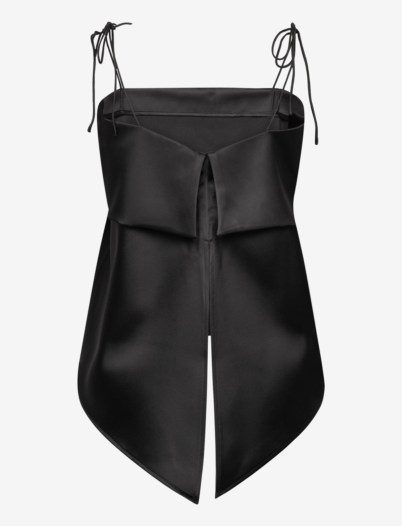 Malina - Mette open back strappy top - Ärmellose blusen - black - 2