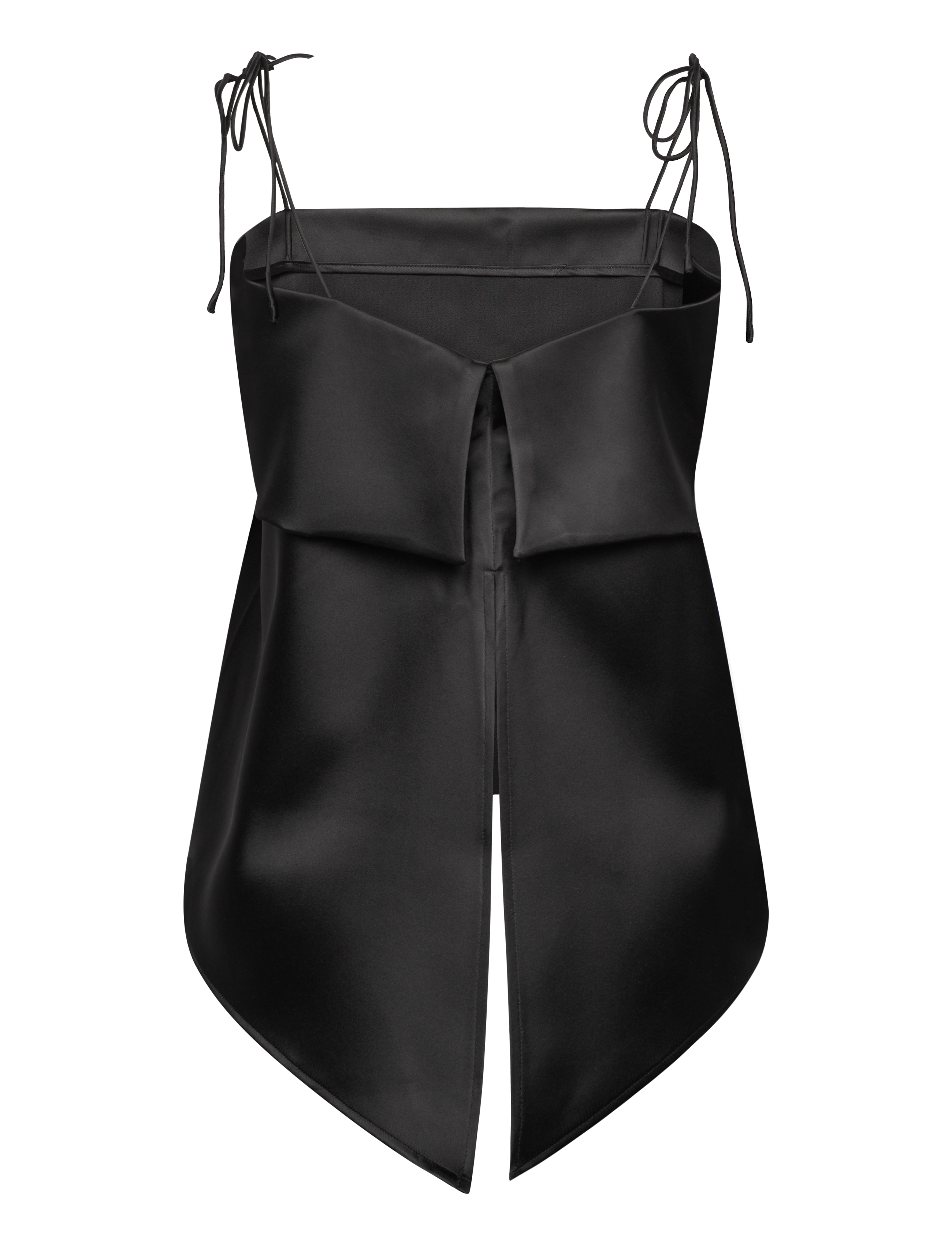 Malina - Mette open back strappy top - Ærmeløse bluser - black - 2