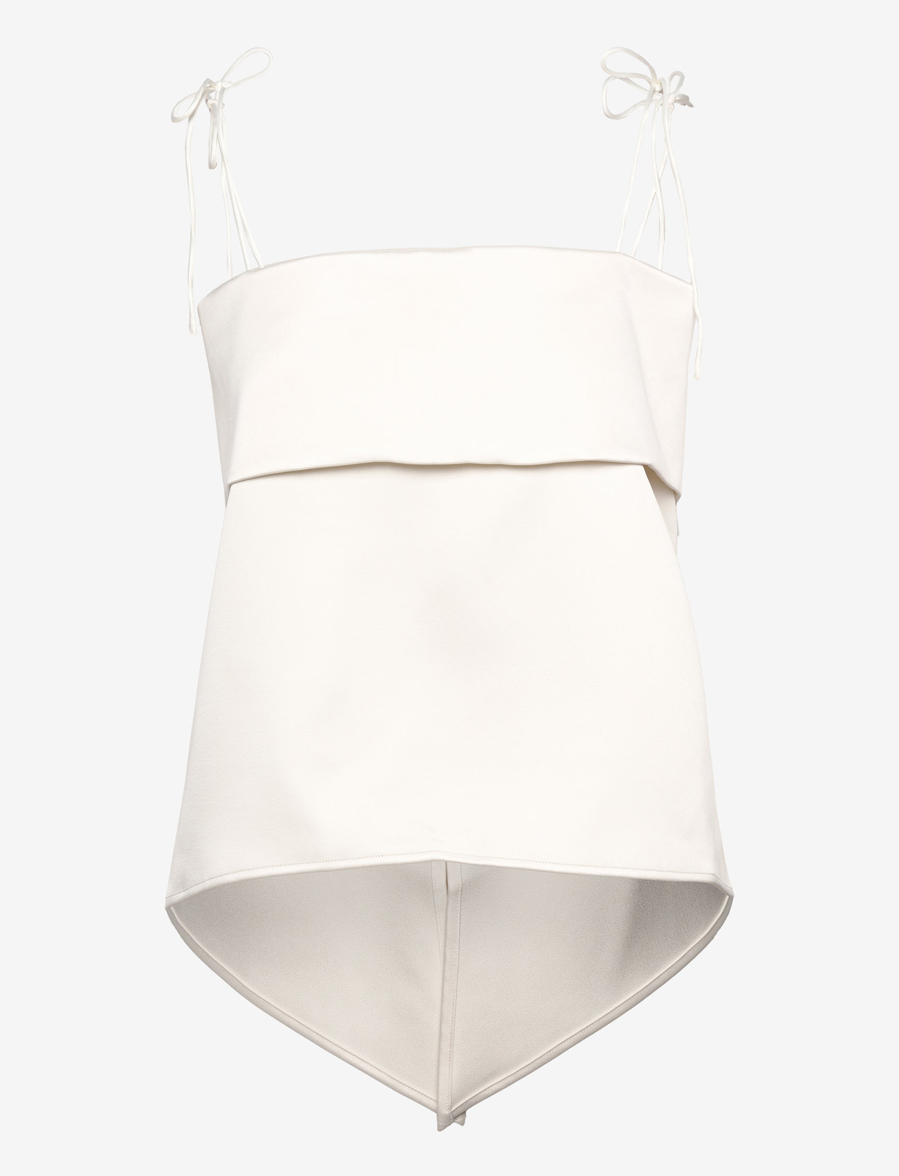Malina - Mette open back strappy top - bluzki bez rękawów - white - 1