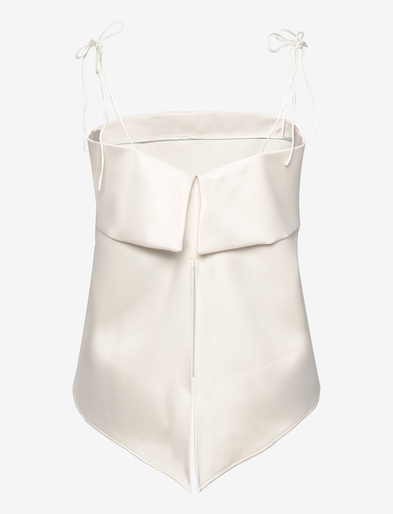 Malina - Mette open back strappy top - bluzki bez rękawów - white - 2