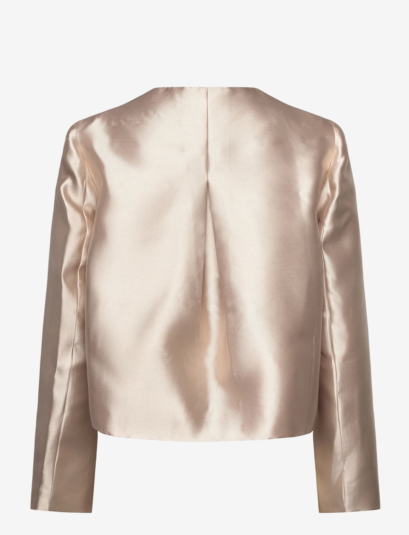 Malina - Ruthie Cropped Long Sleeve Blouse - langærmede bluser - soft beige - 2