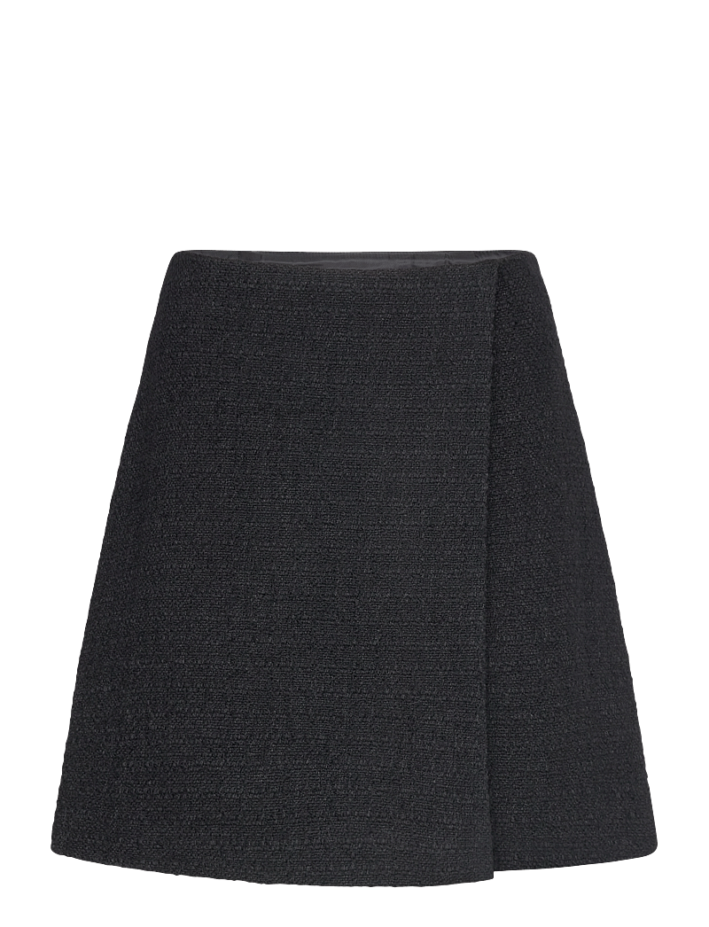 Malina - Farrah boucle mini skirt - wickelröcke - black - 1