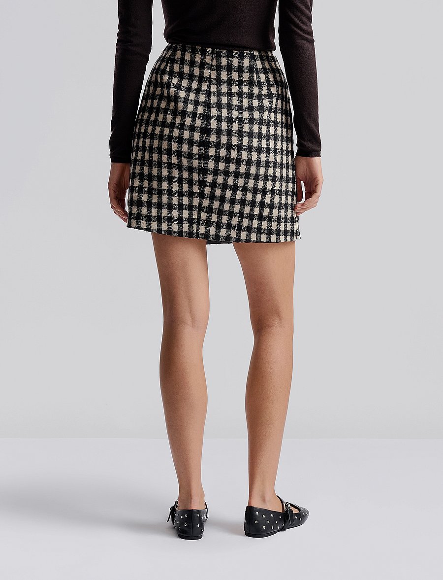 Malina - Farrah boucle mini skirt - black - 3