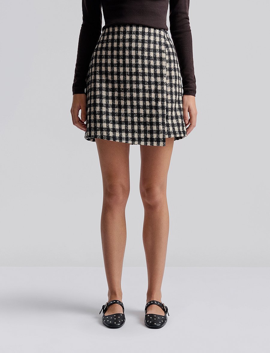 Malina - Farrah boucle mini skirt - black - 4