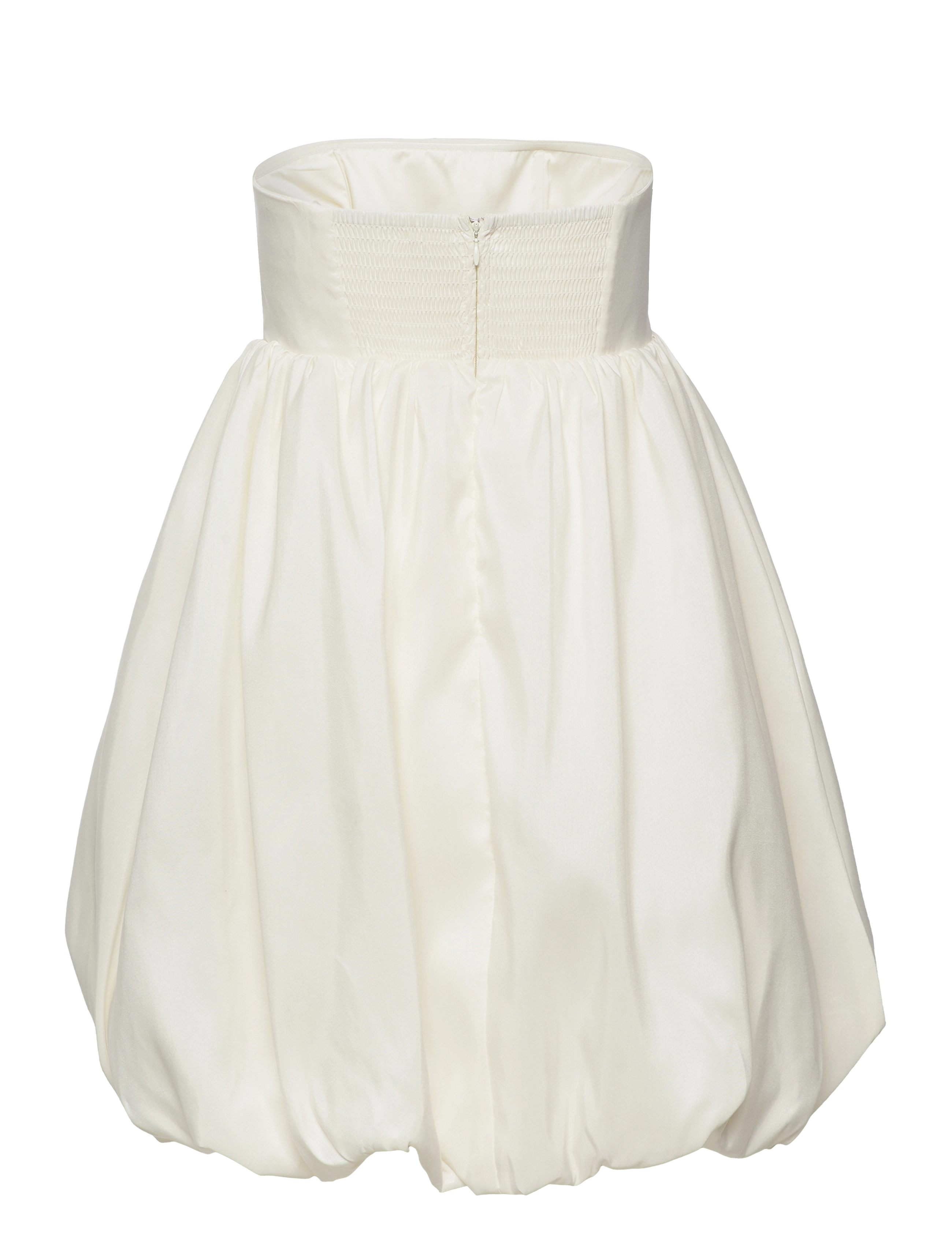 Malina - Isolde strapless bubble mini dress - partykleider - white - 2