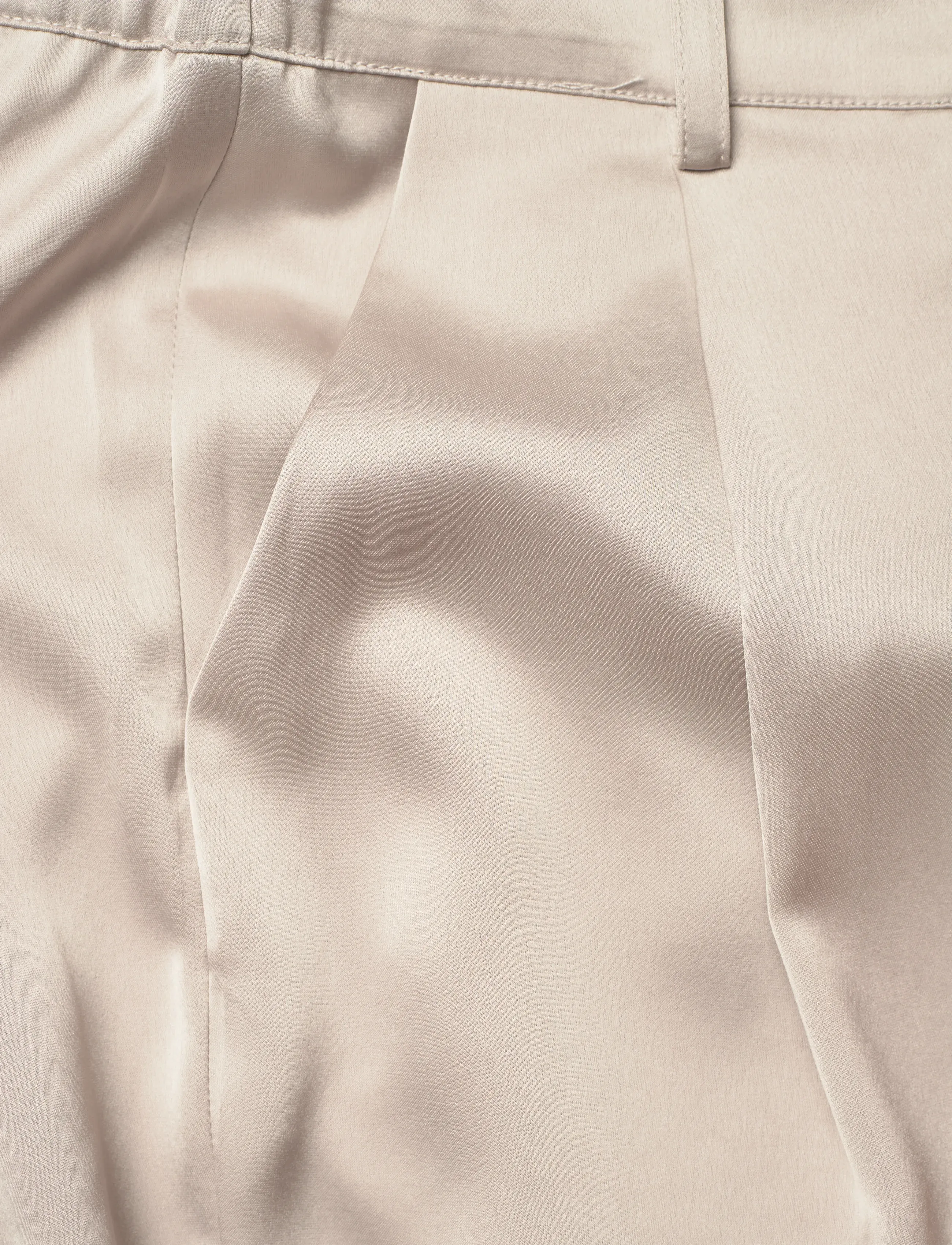 Malina - Sarah Elastic Waist Satin Pants - bukser med brede ben - steel grey - 5