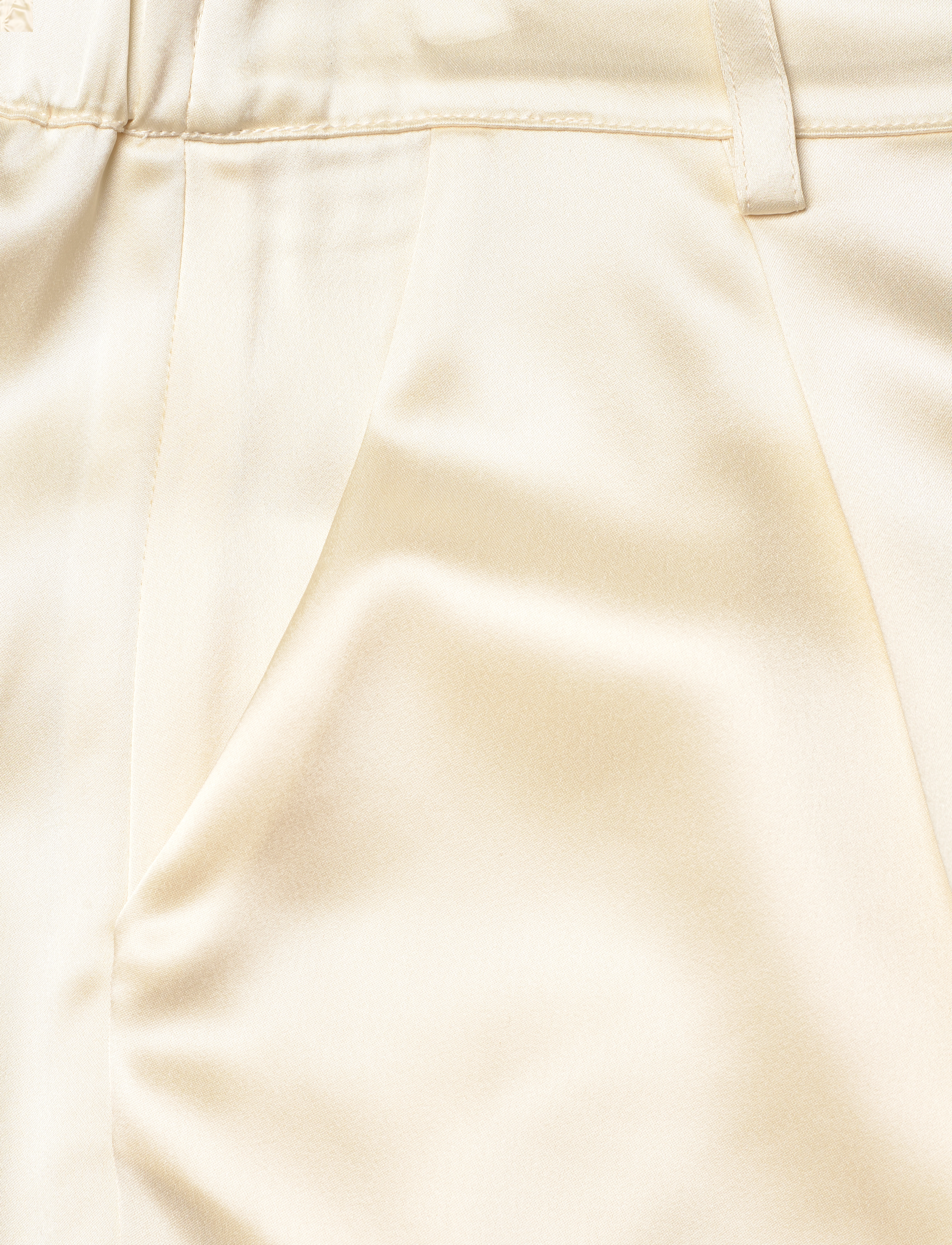 Malina - Sarah Elastic Waist Satin Pants - hosen mit weitem bein - vanilla - 2