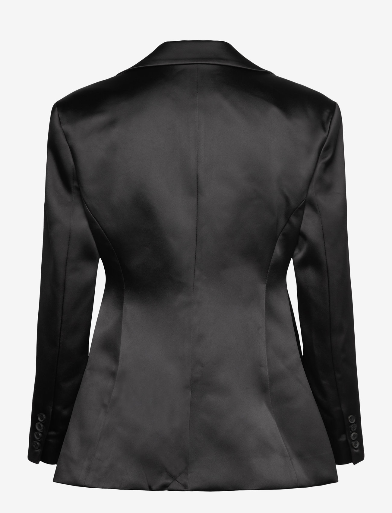 Malina - Ella Tailored Peplum blazer - enkelknäppta kavajer - black - 2