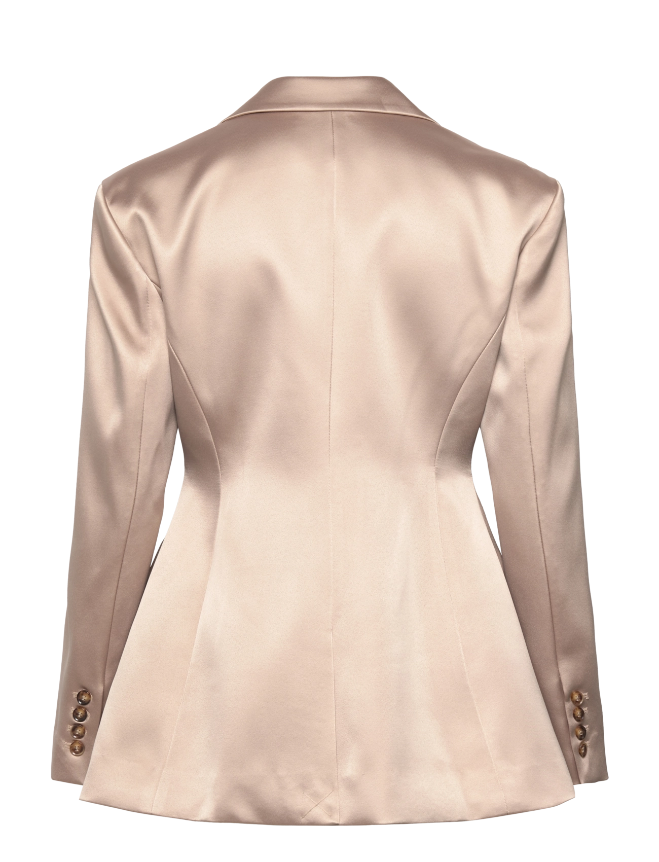 Malina - Ella Tailored Peplum blazer - einreihige blazer - champagne - 2