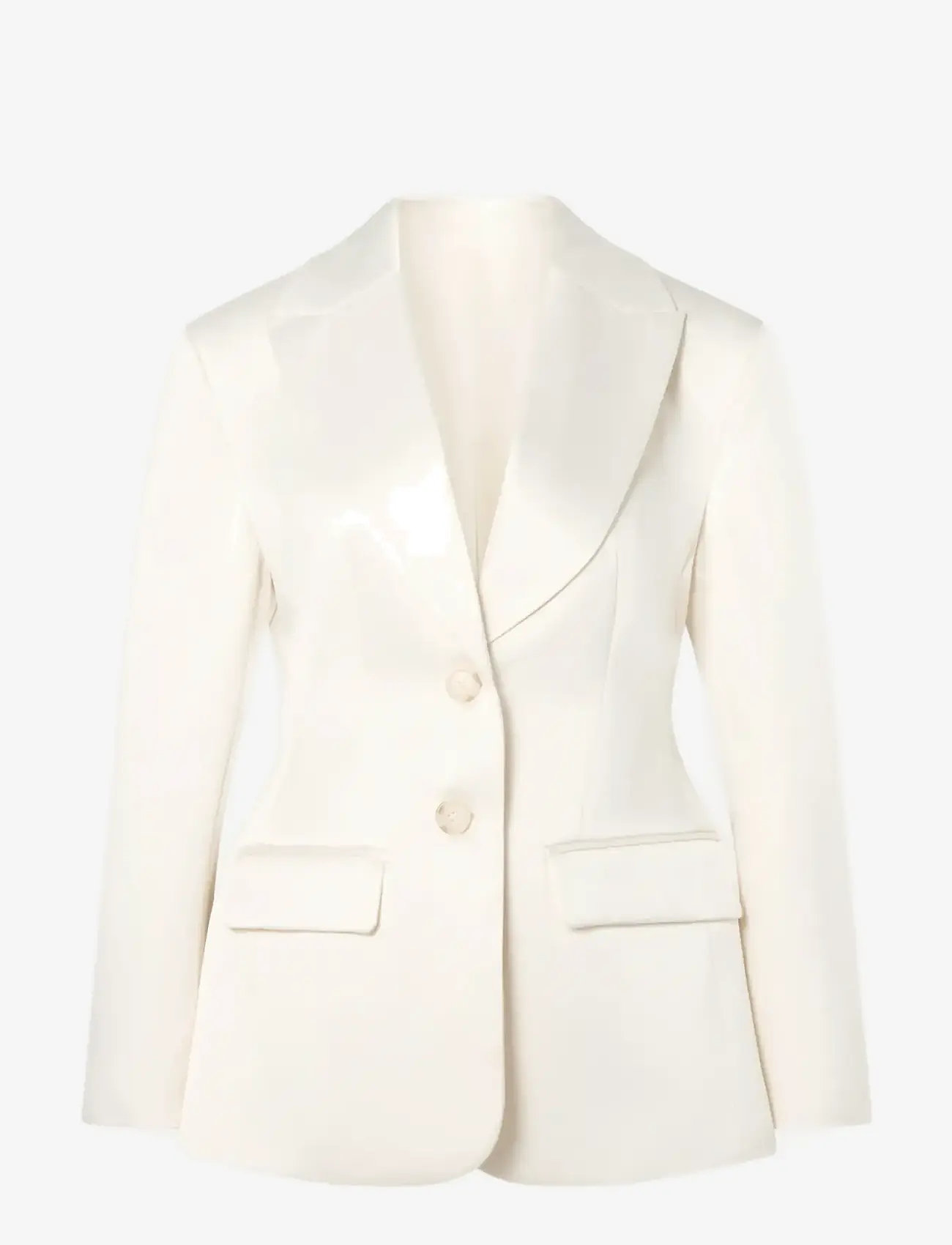Malina - Ella tailored peplum blazer - einreihige blazer - vanilla - 1