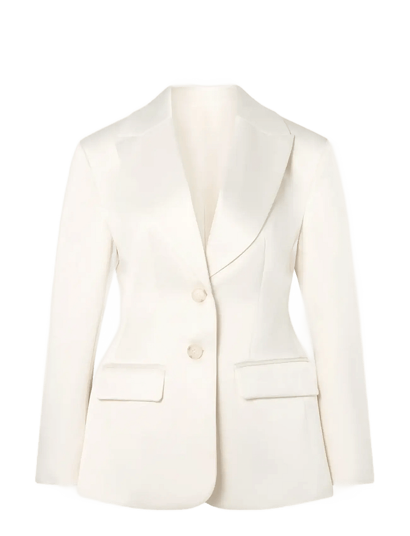 Malina - Ella tailored peplum blazer - einreihige blazer - vanilla - 1