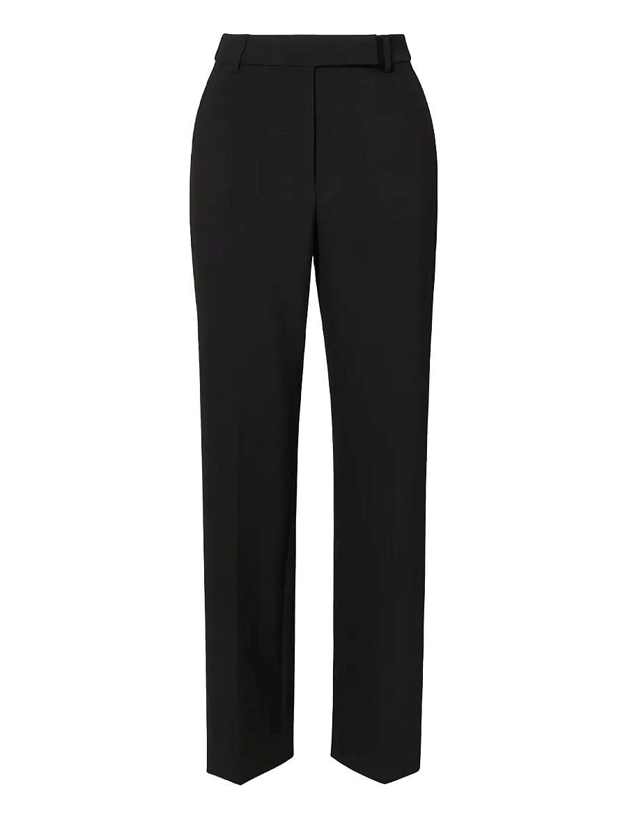 Malina - Betty High Rise Straight Pants - hose mit geradem bein - black - 1