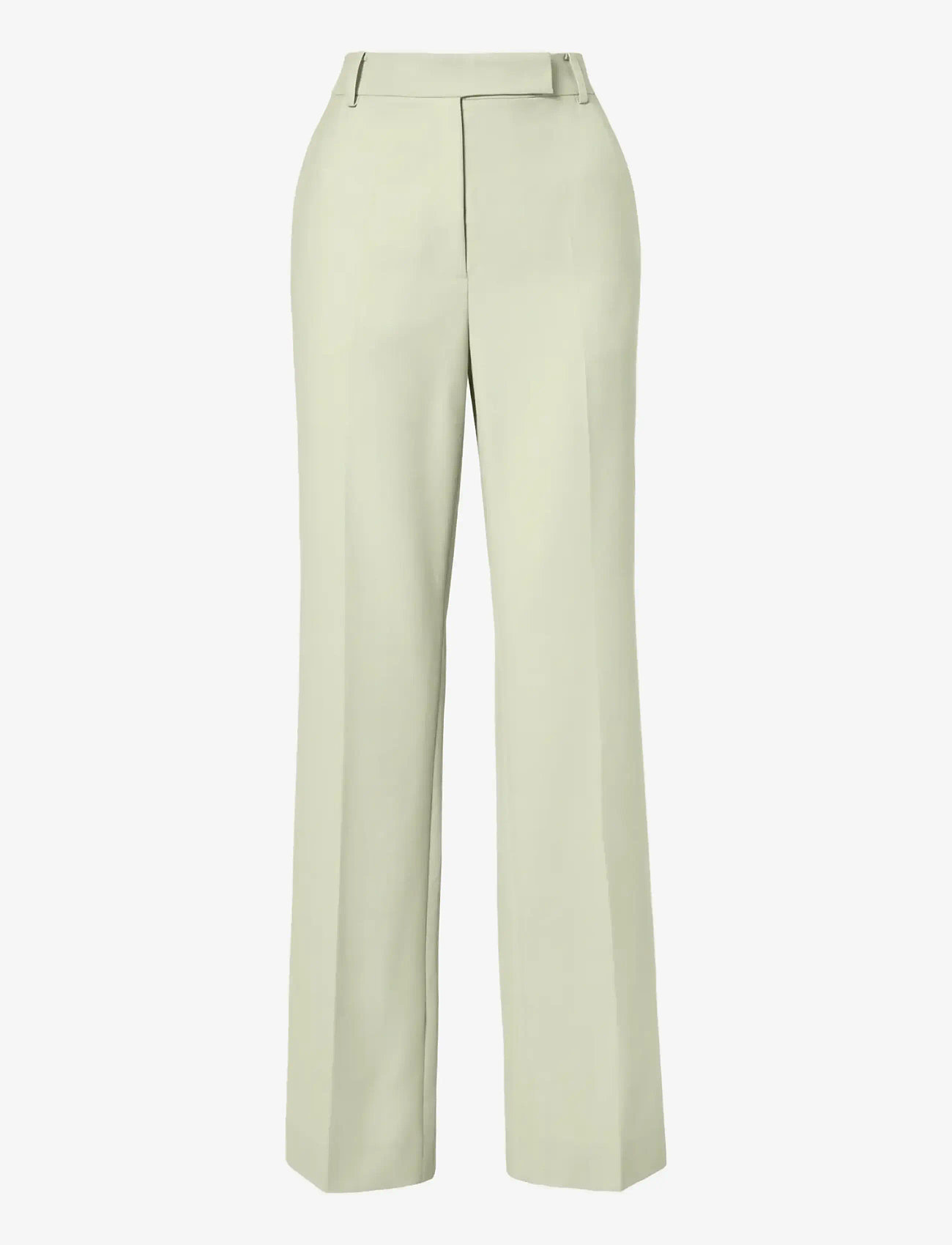 Malina - Betty High Rise Straight Pants - straight leg trousers - sage - 1
