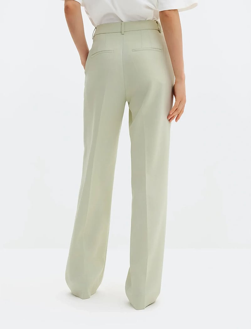Malina - Betty High Rise Straight Pants - bikses ar taisnām starām - sage - 2