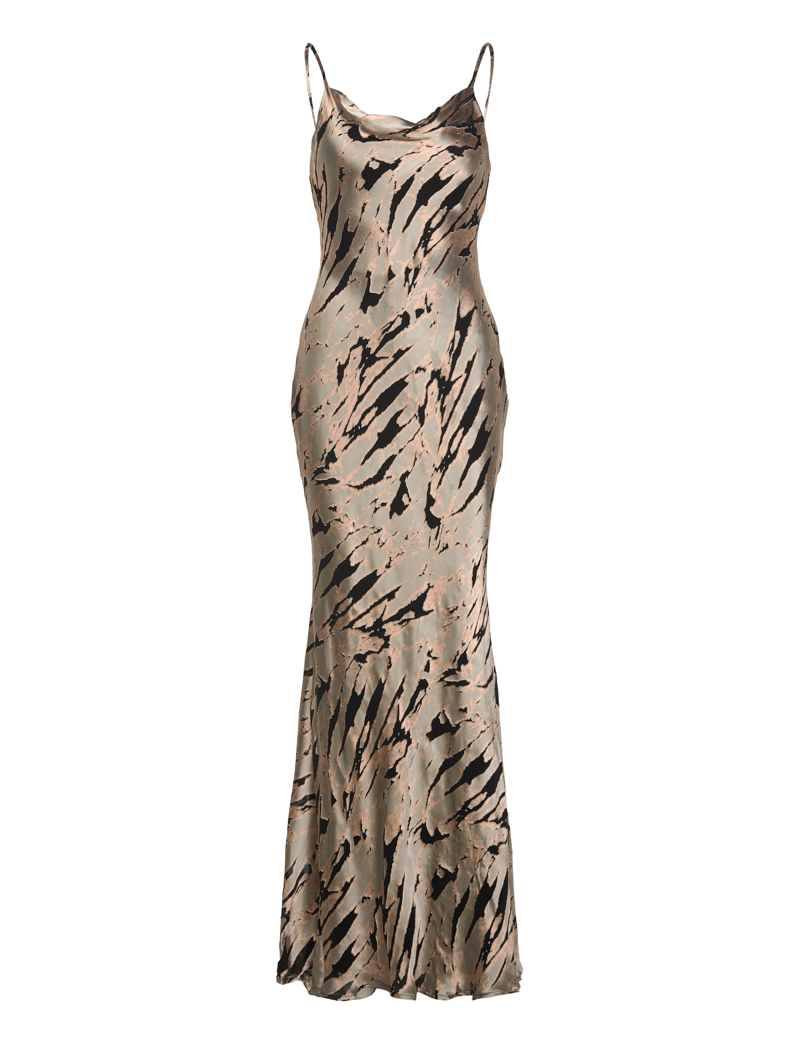 Malina - Harley silk blend slip maxi dress - party wear at outlet prices - multi coloured - 4