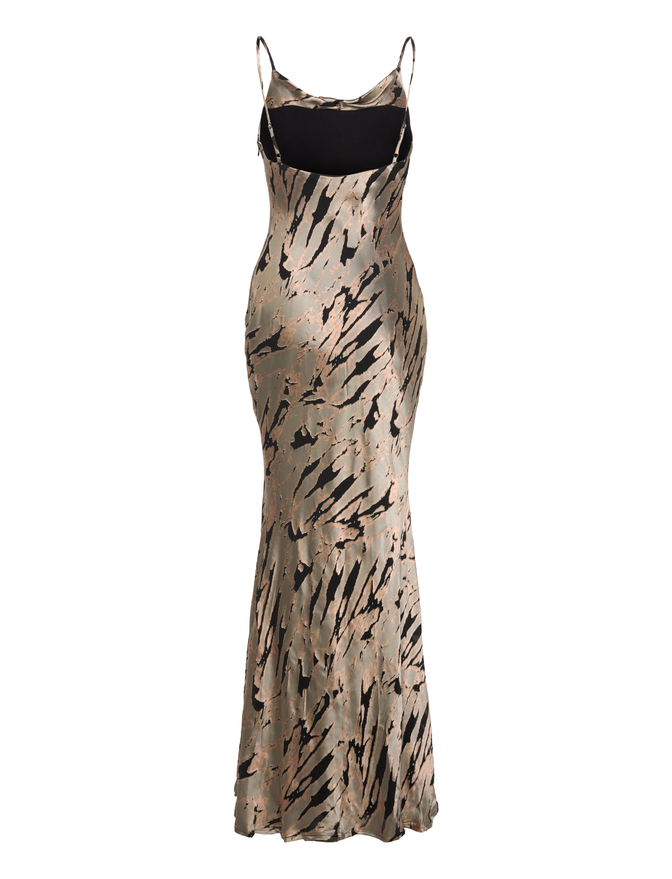 Malina - Harley silk blend slip maxi dress - party wear at outlet prices - multi coloured - 3