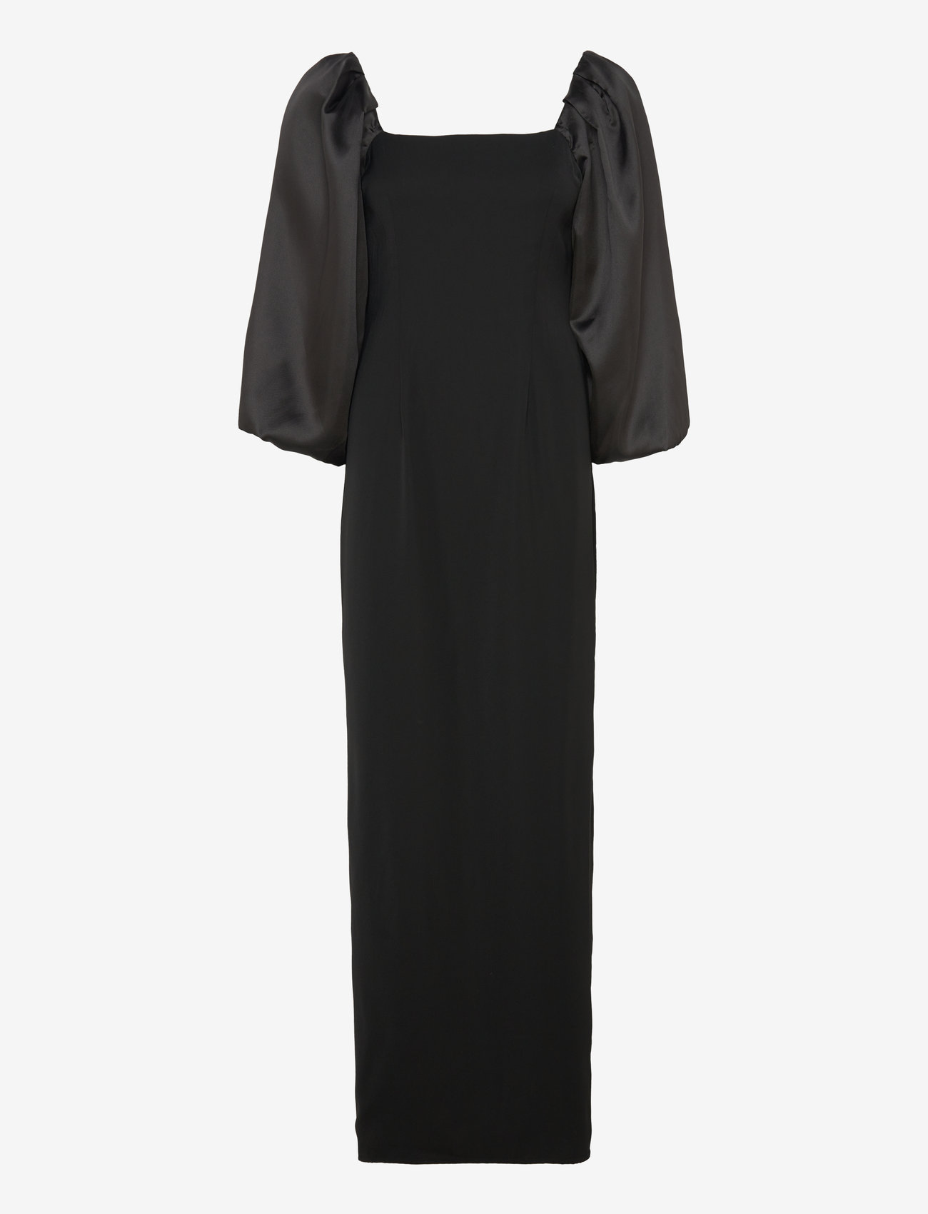 Malina - Helena pouf sleeve maxi dress - evening dresses - black - 1