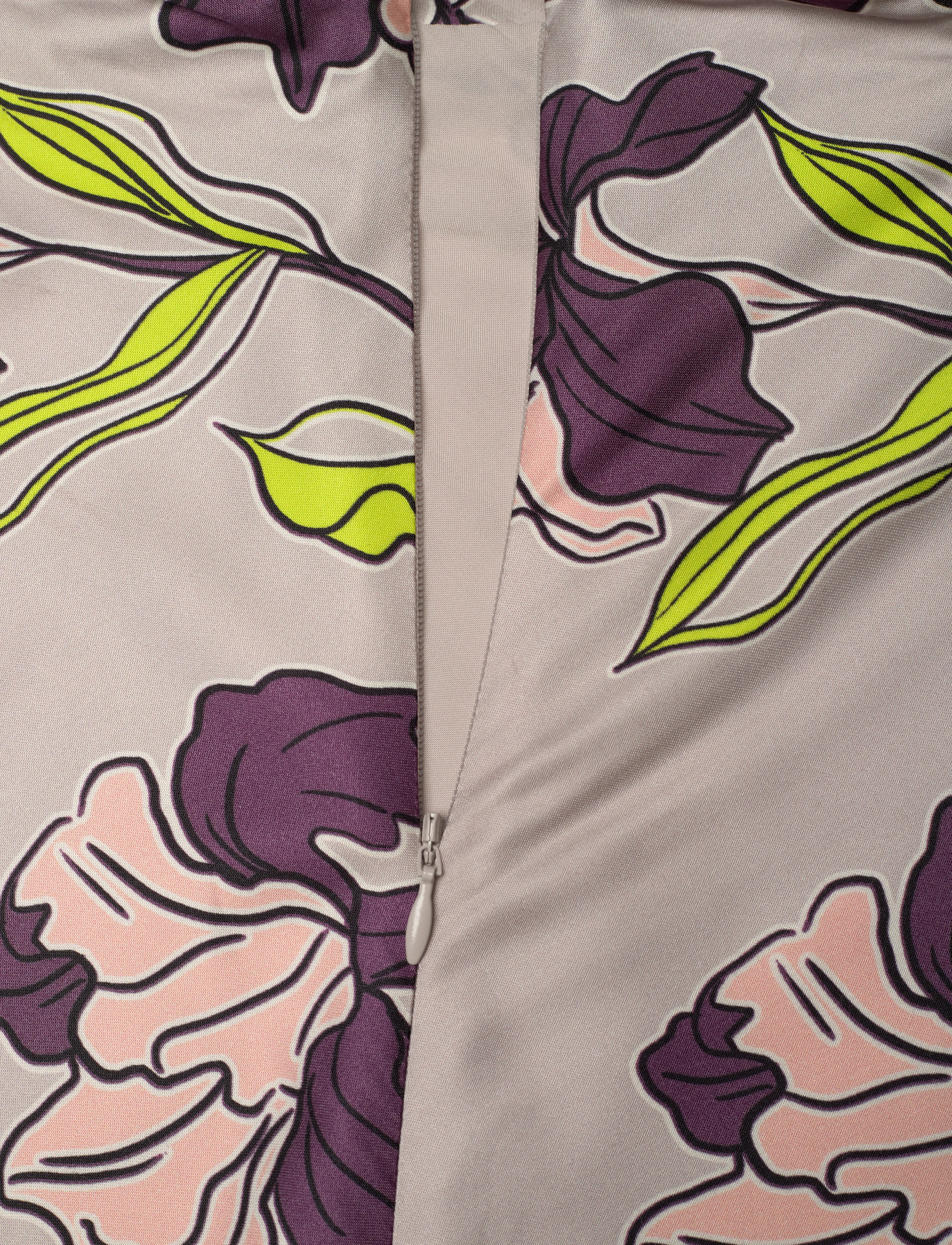 Malina - Alivia Short Sleeve Satin Midi dress - aftenkjoler - multi coloured - 4