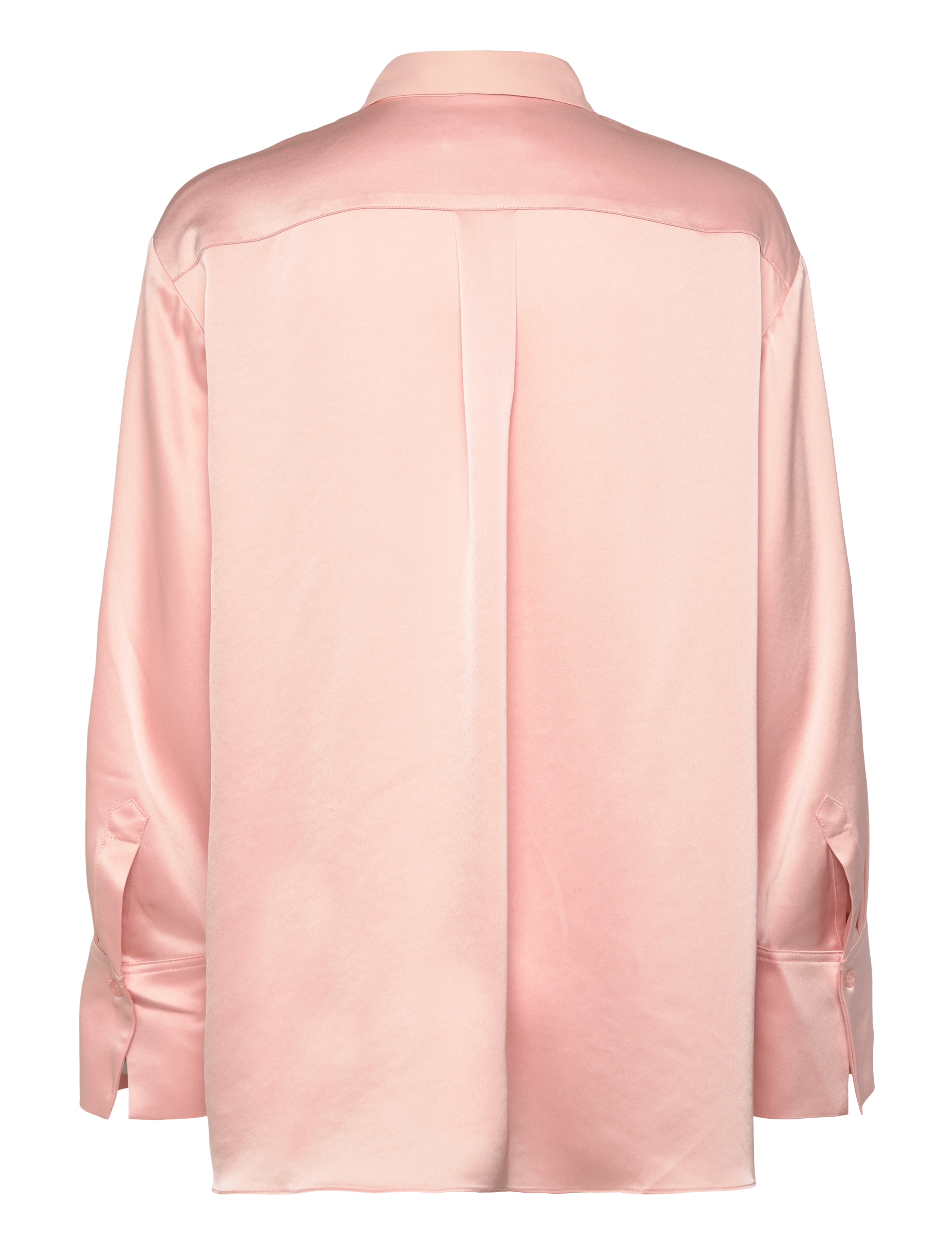 Malina - Corinna oversized satin shirt - dusty pink - 2