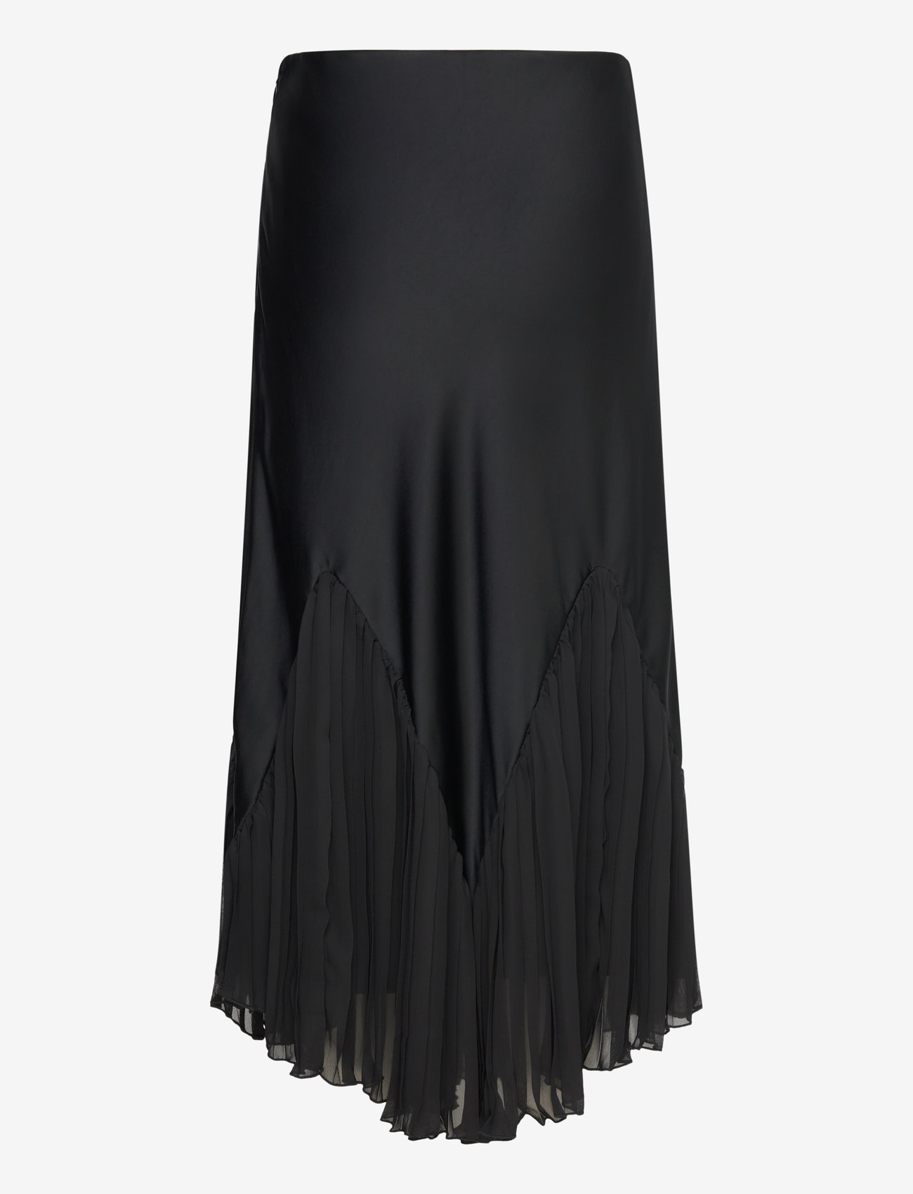 Malina - Penelope frill detailed midi skirt - midi-röcke - black - 2