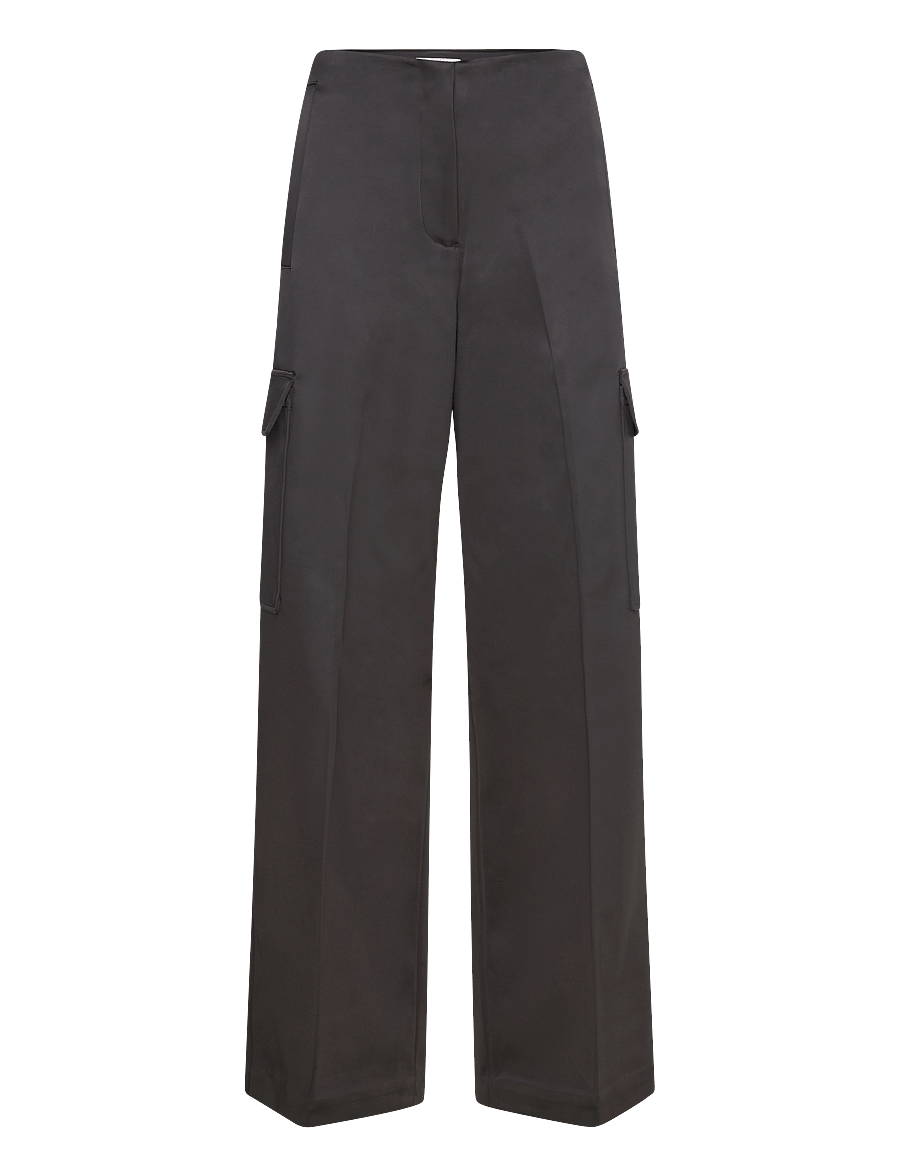 Malina - Madilyn mid high rise cargo pants - black - 1
