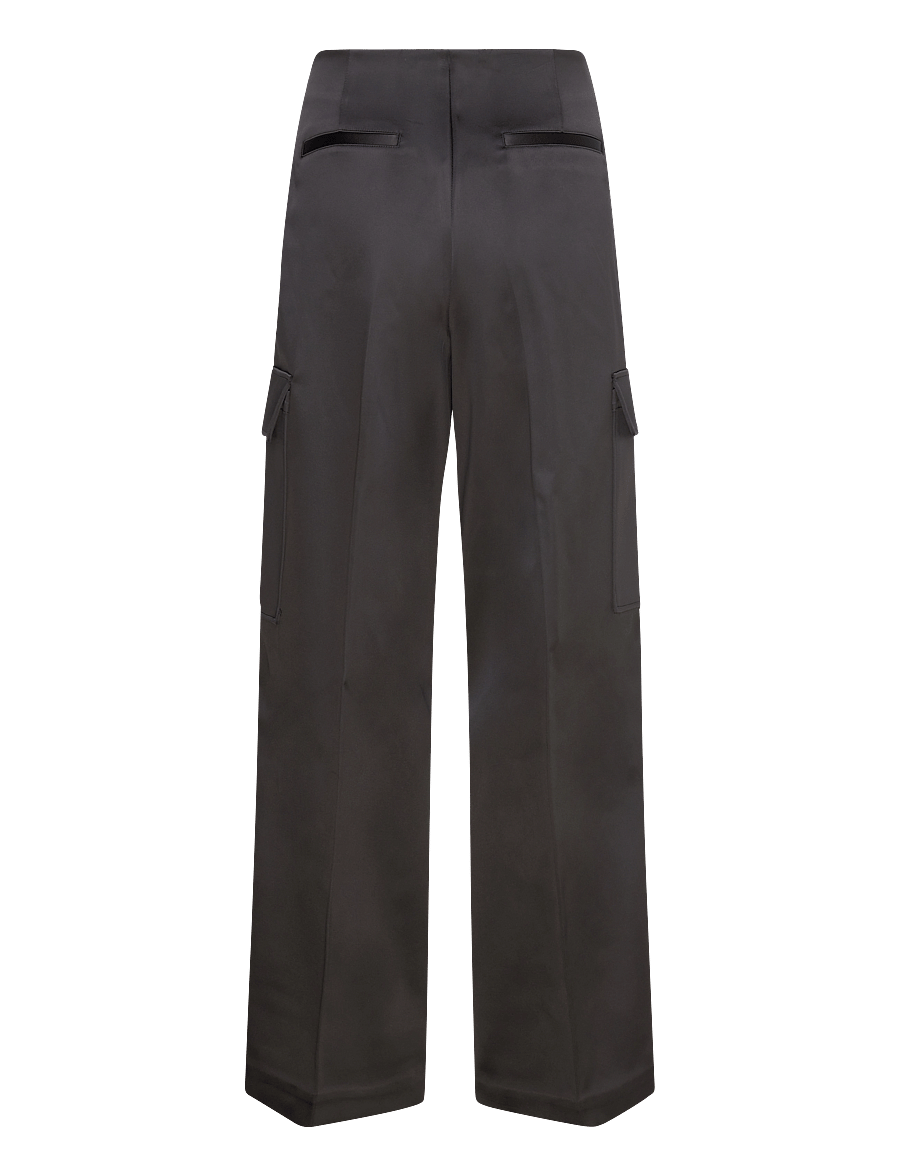 Malina - Madilyn mid high rise cargo pants - black - 2