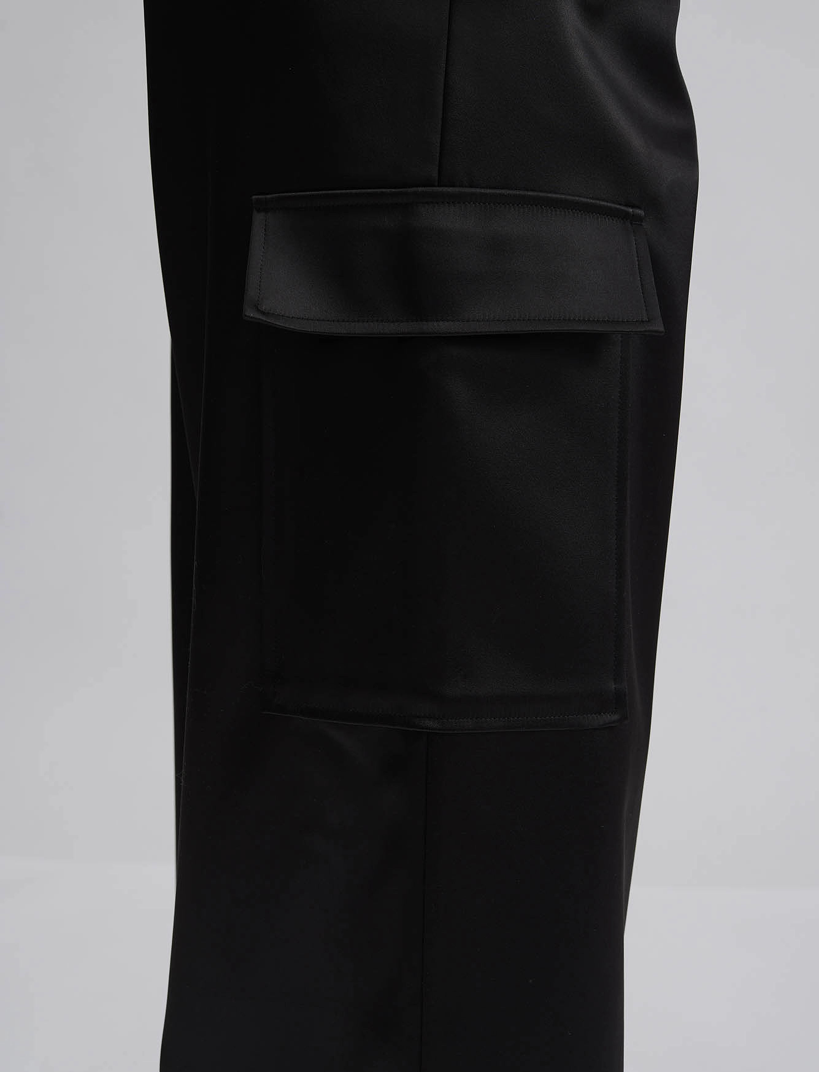 Malina - Madilyn mid high rise cargo pants - black - 4